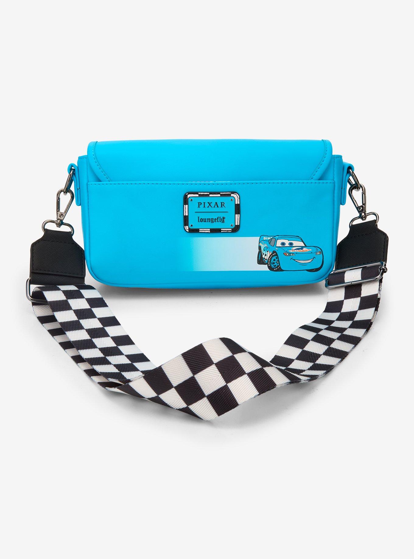Loungefly Disney Pixars Cars Lightning McQueen Dinoco Light-Up Crossbody Bag — BoxLunch Exclusive