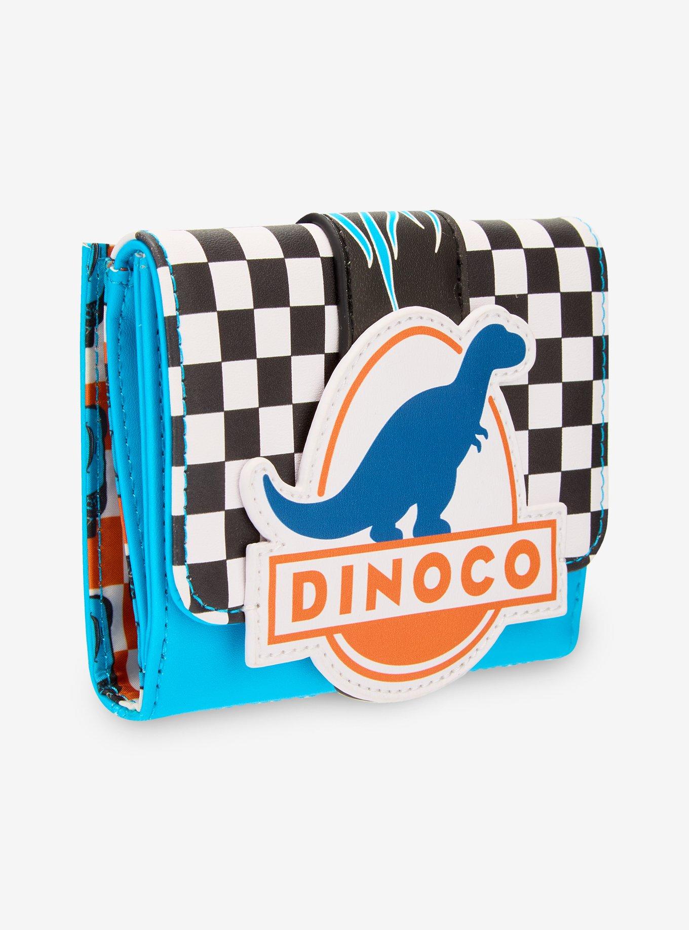Loungefly Disney Pixar Cars Lightning McQueen Dinoco Checkered Wallet - BoxLunch Exclusive, , hi-res