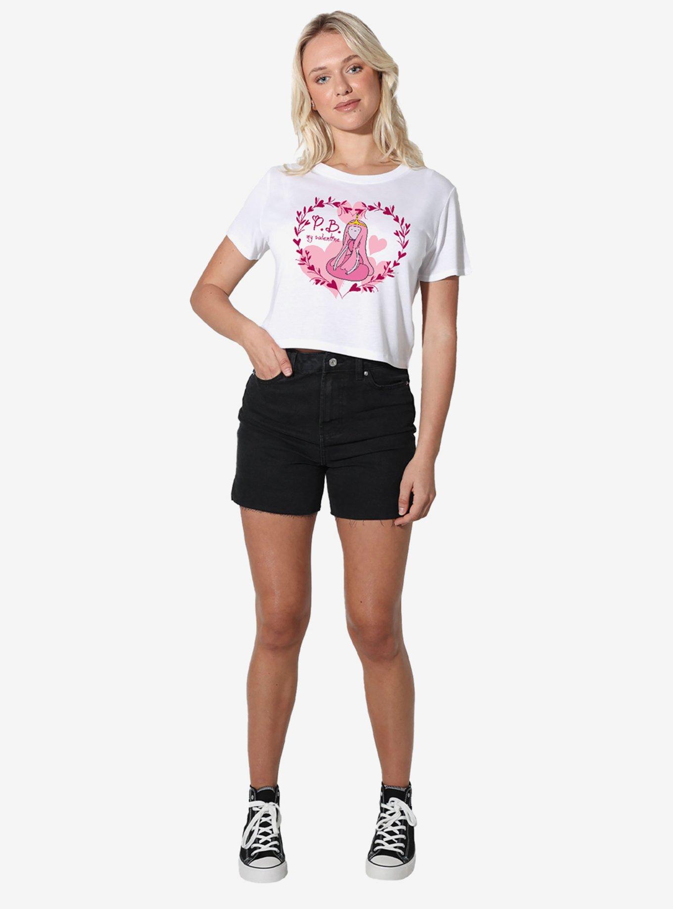 Adventure Time My Valentine Girls Crop Top T-Shirt, , hi-res