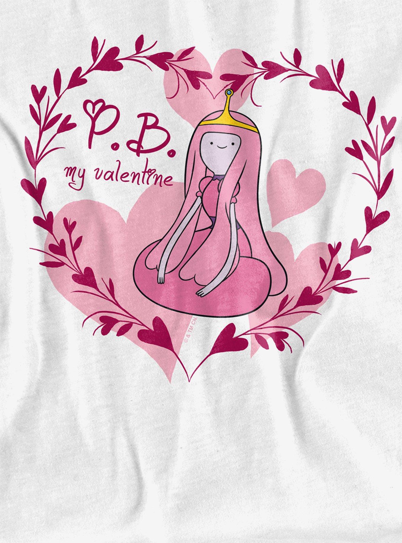 Adventure Time My Valentine Girls Crop Top T-Shirt, BRIGHT WHITE, alternate