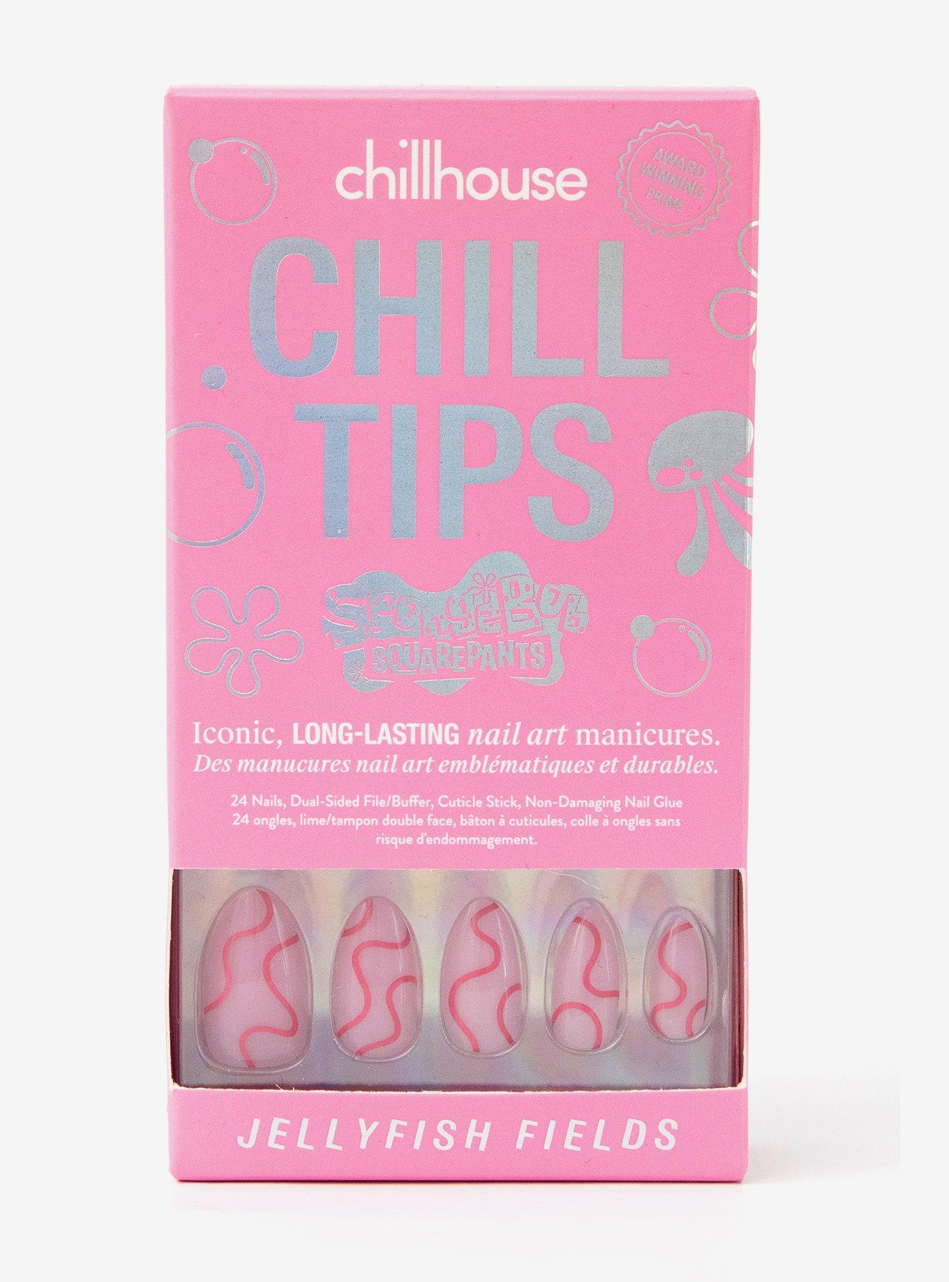 Chillhouse SpongeBob SquarePants Chill Tips Jellyfish Fields Press On Nails, , hi-res