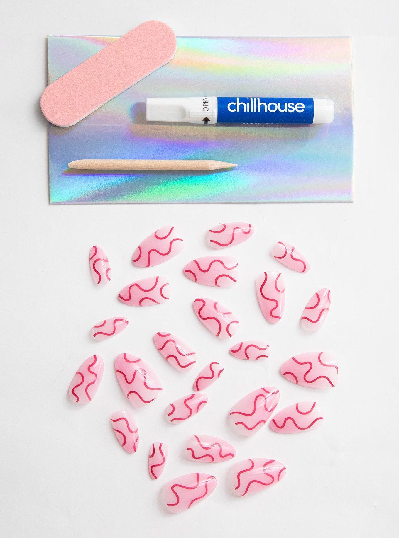 Chillhouse SpongeBob SquarePants Chill Tips Jellyfish Fields Press On Nails, , alternate