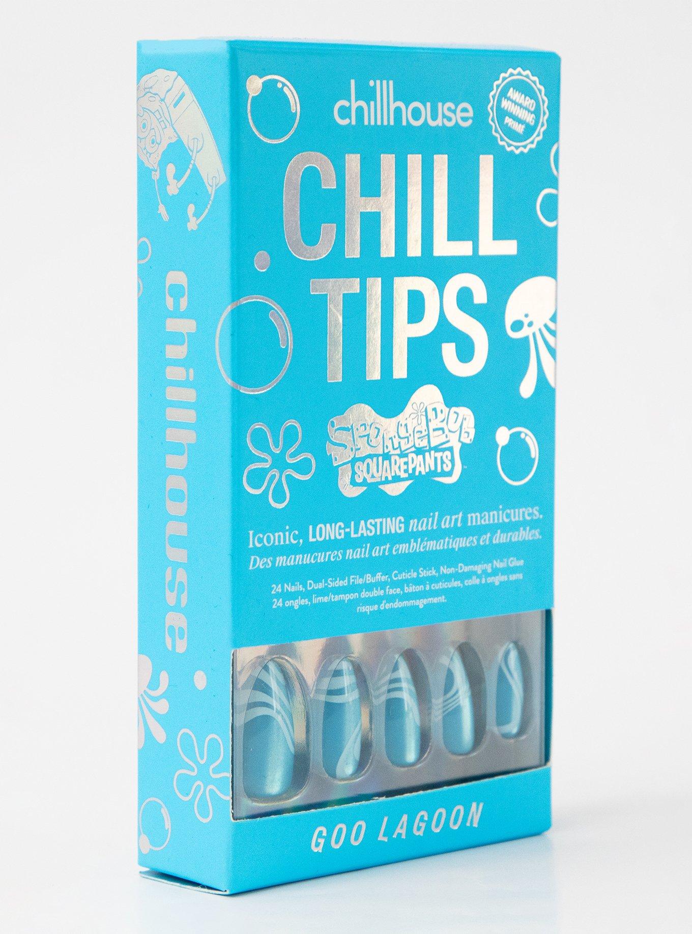 Chillhouse SpongeBob SquarePants Chill Tips Goo Lagoon Press On Nails, , alternate