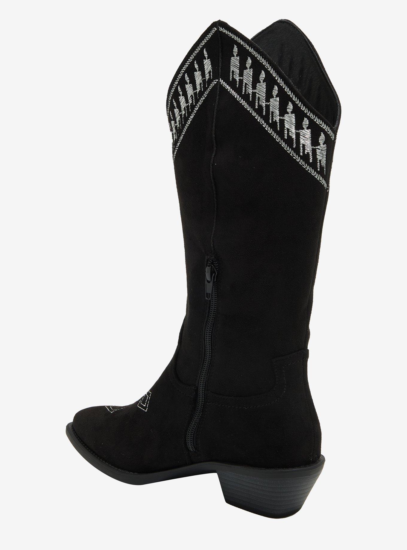 Koi Black Cathedral Broken Confession Cowboy Boots, MULTI, alternate