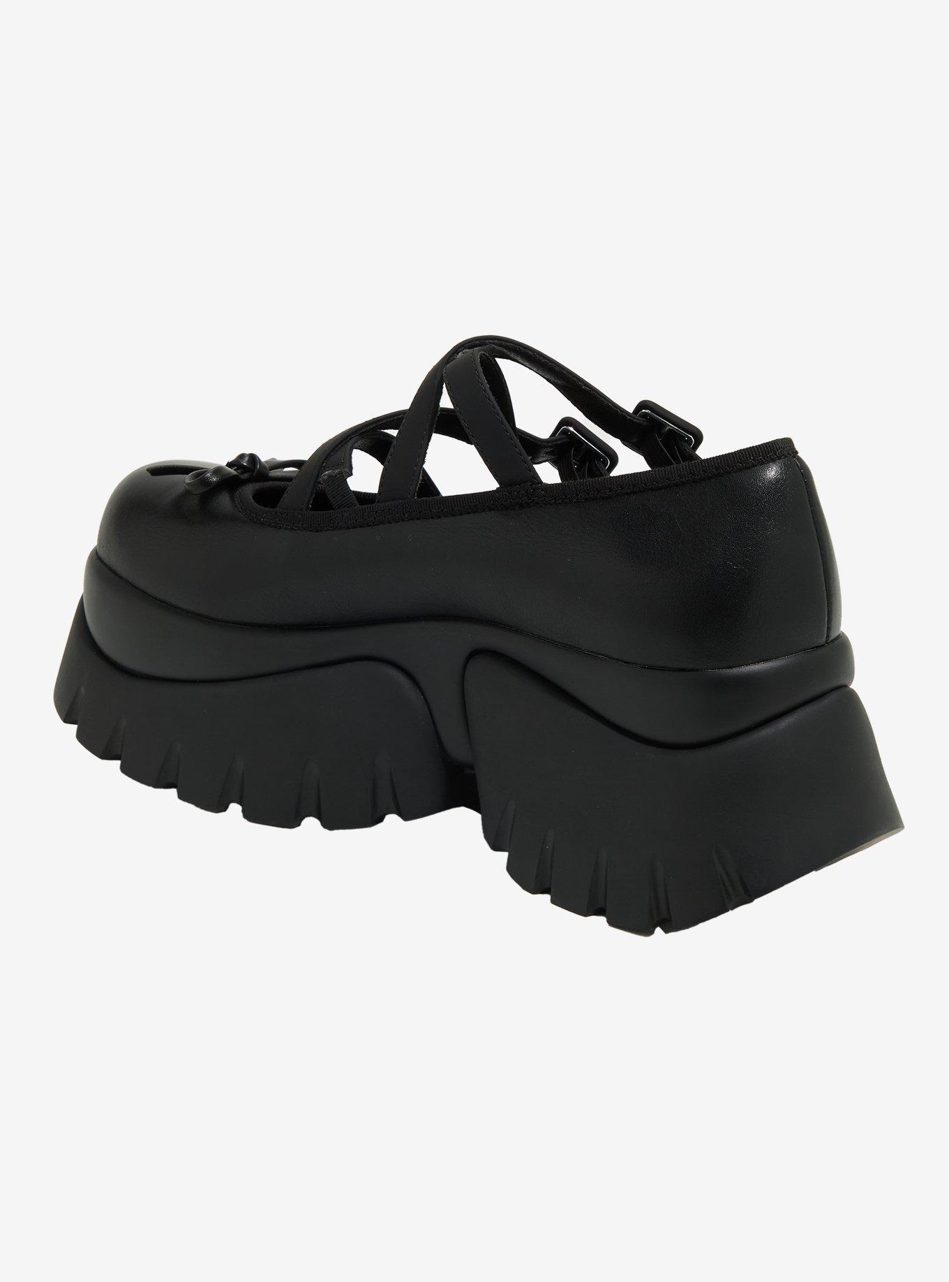 Koi Black Margot Monster Platform Mary Janes, MULTI, alternate