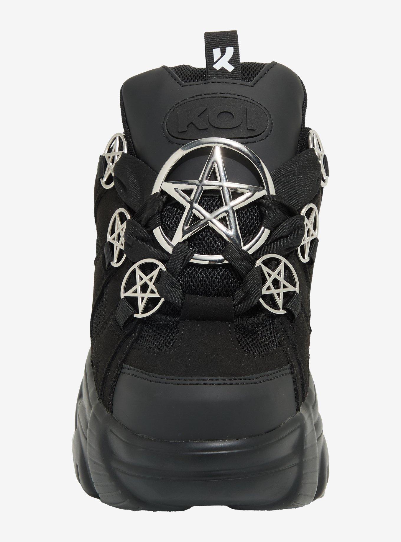 Koi Black Necromancer Chunky Sneakers, MULTI, alternate