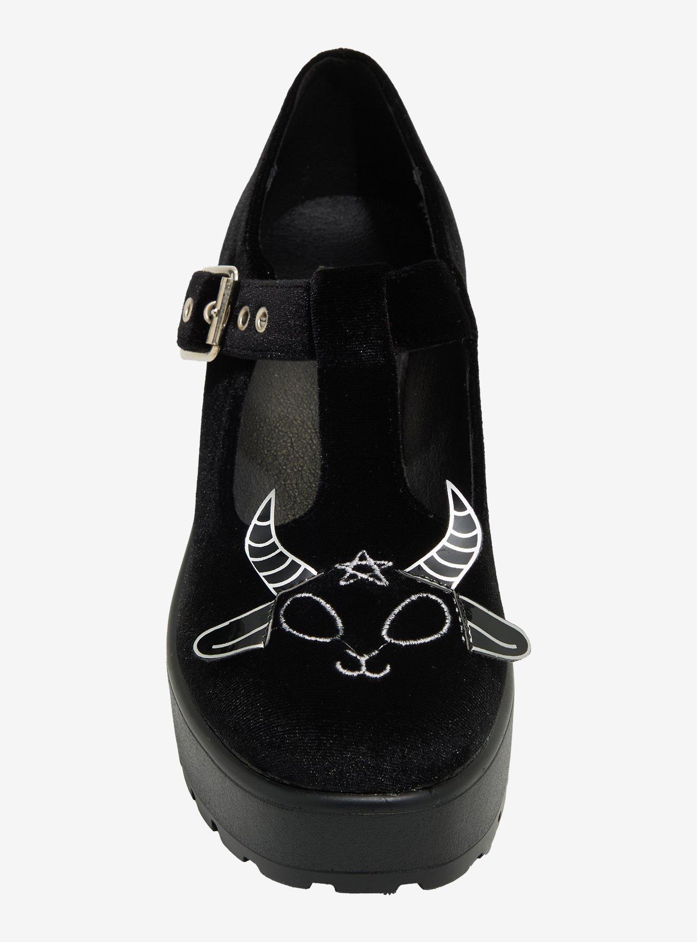 Koi Black Velvet Baphy Mary Janes, MULTI, alternate