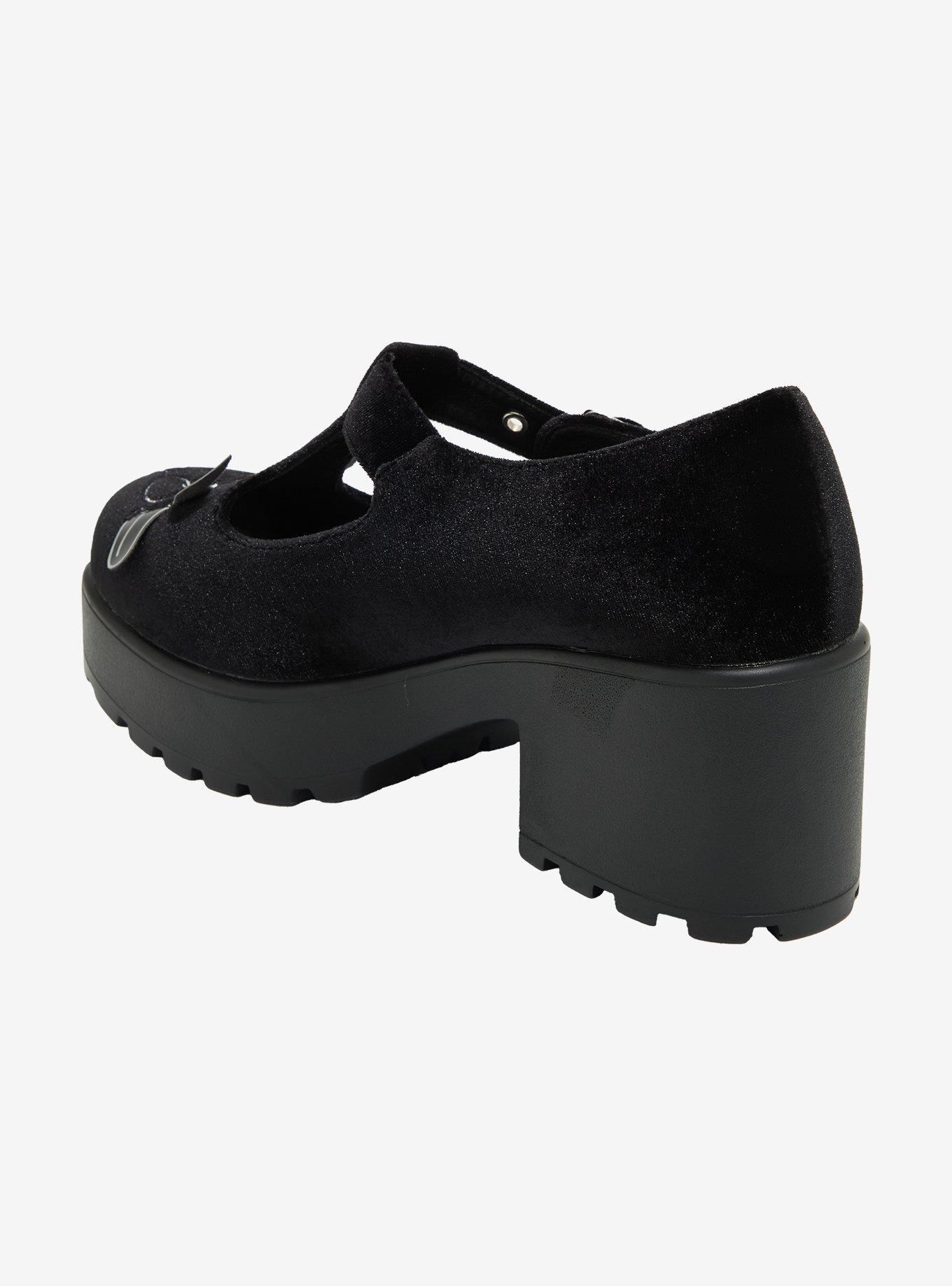 Koi Black Velvet Baphy Mary Janes, MULTI, alternate