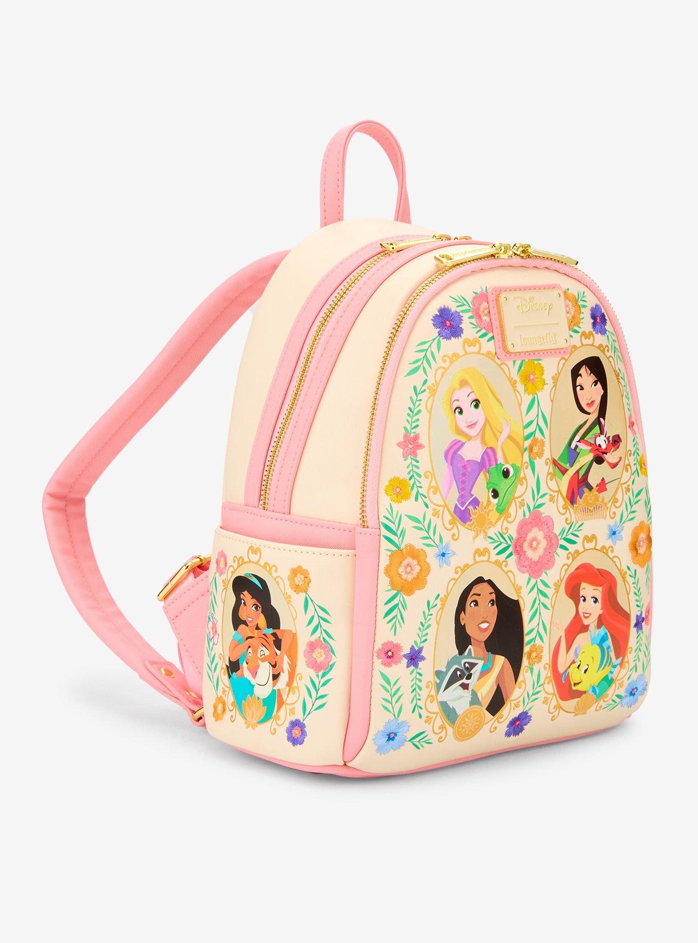 Loungefly Disney Princesses Floral Portraits Mini Backpack - BoxLunch Exclusive, , hi-res
