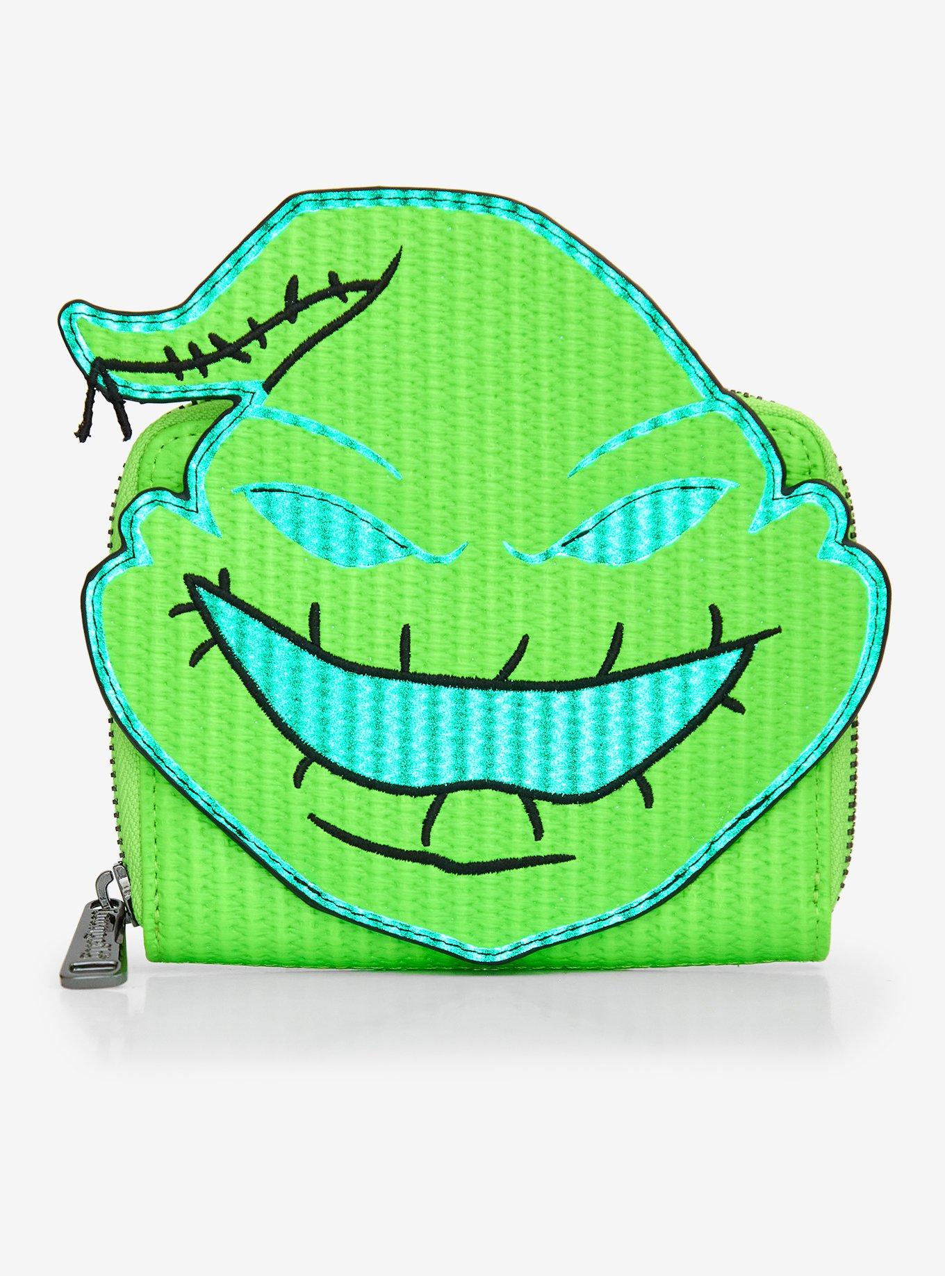 Loungefly Disney The Nightmare Before Christmas Oogie Boogie Glow-in-the-Dark Zip Wallet — BoxLunch Exclusive, , hi-res
