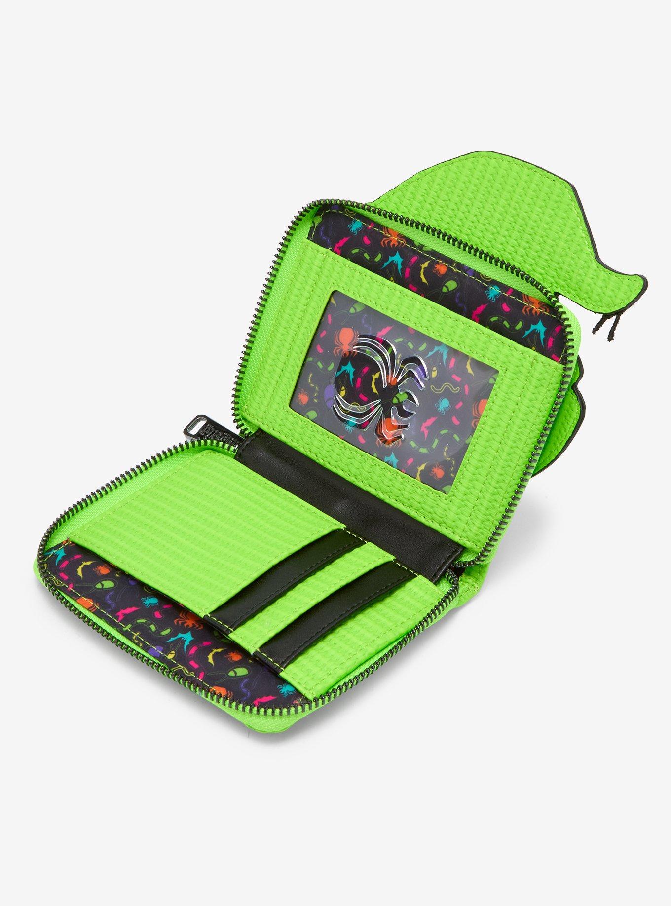 Loungefly Disney The Nightmare Before Christmas Oogie Boogie Glow-in-the-Dark Zip Wallet — BoxLunch Exclusive
