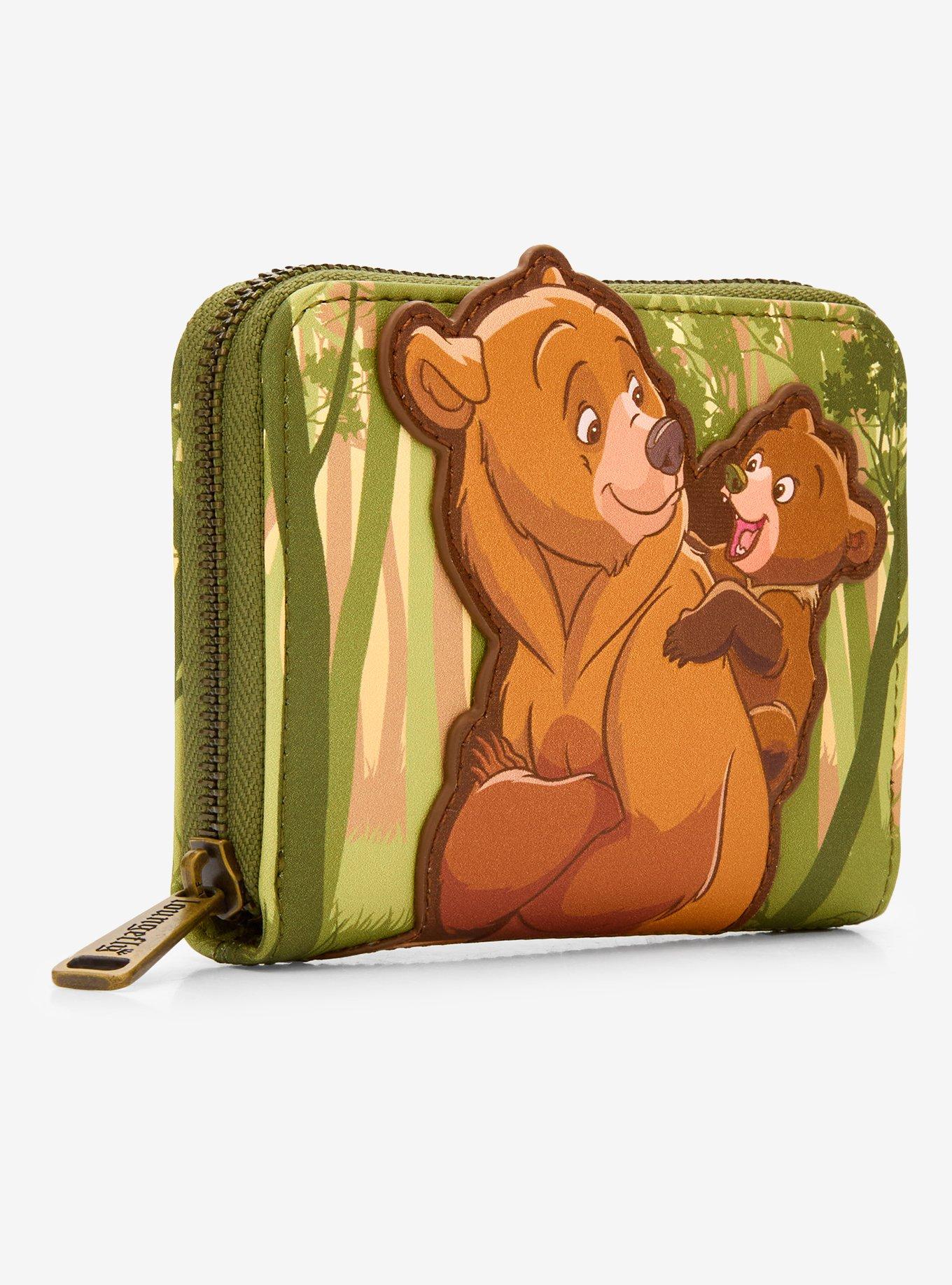 Loungefly Disney Brother Bear Koda & Kenai Small Zip Wallet - BoxLunch Exclusive, , hi-res