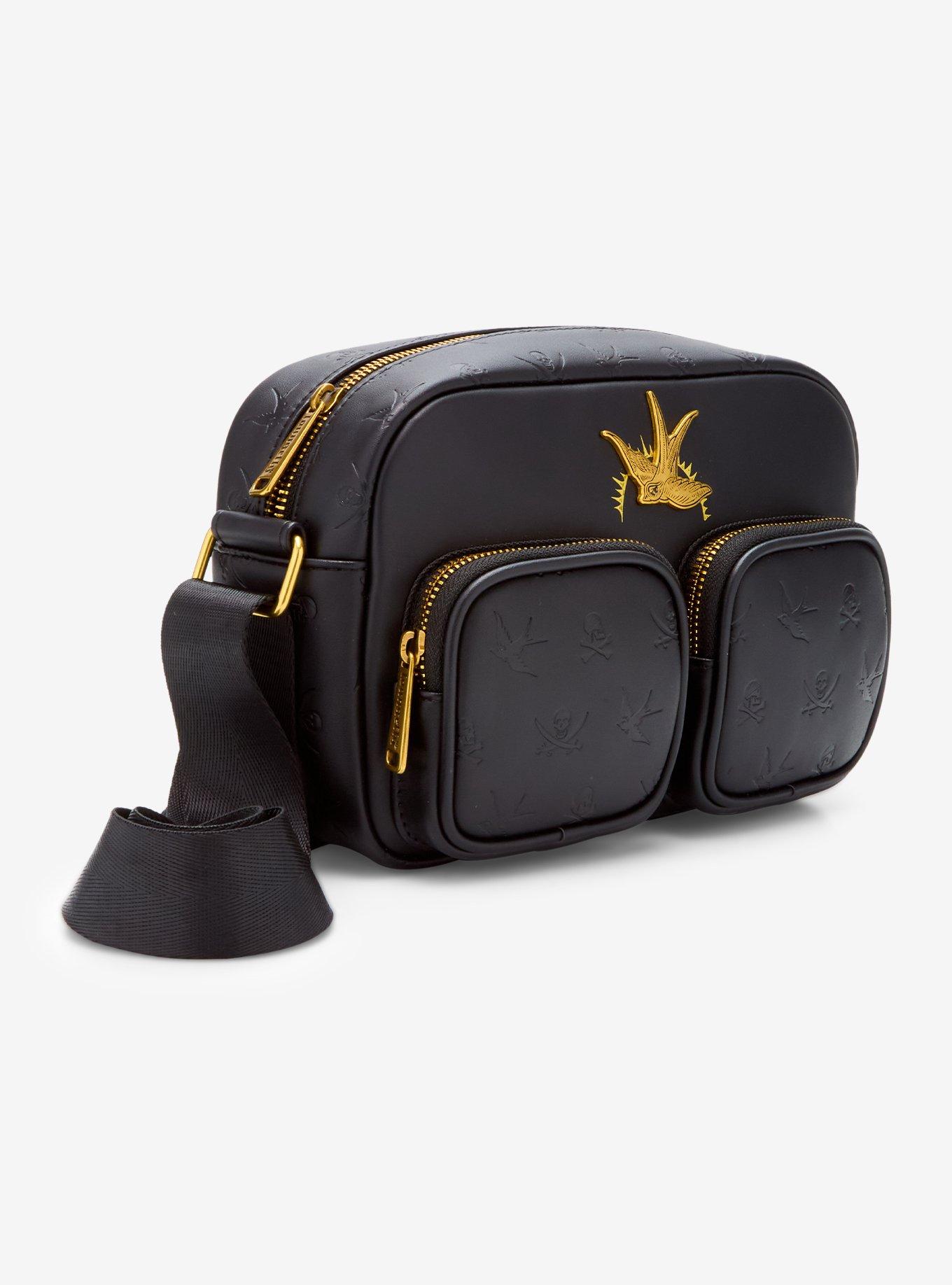 Loungefly Disney Pirates of the Caribbean Jack Sparrow Badge Crossbody Bag - BoxLunch Exclusive, , hi-res