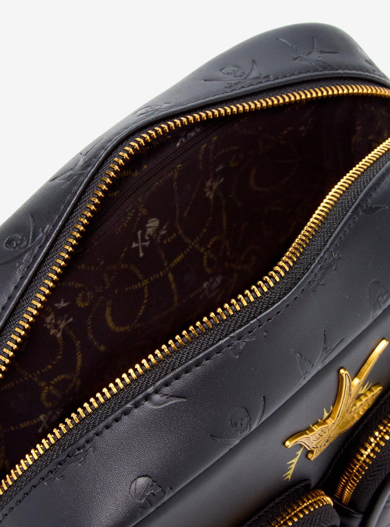 Loungefly Disney Pirates of the Caribbean Jack Sparrow Badge Crossbody Bag - BoxLunch Exclusive, , alternate