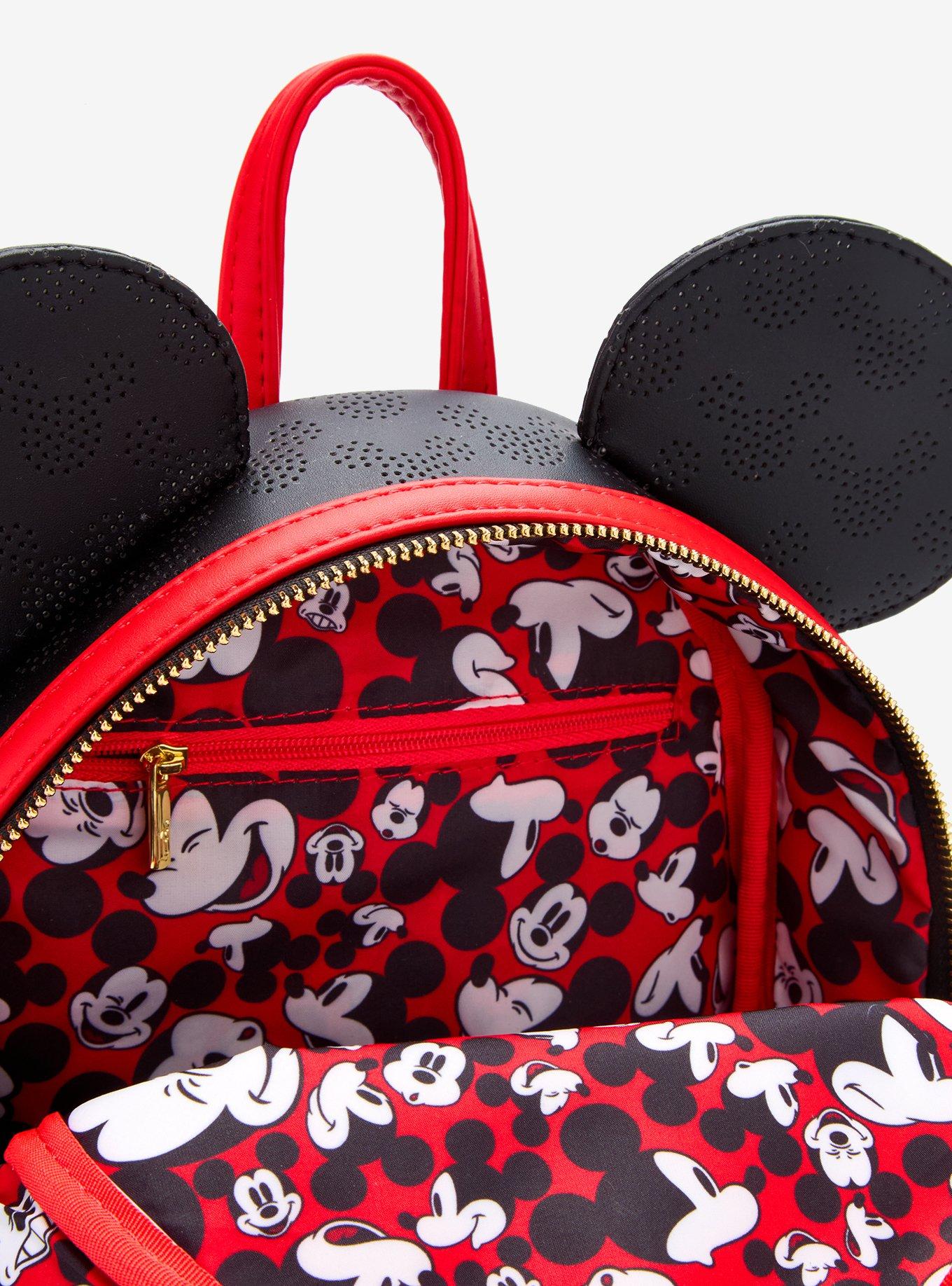 Loungefly Disney Mickey Mouse Silhouette Ears Mini Backpack - BoxLunch Exclusive, , alternate