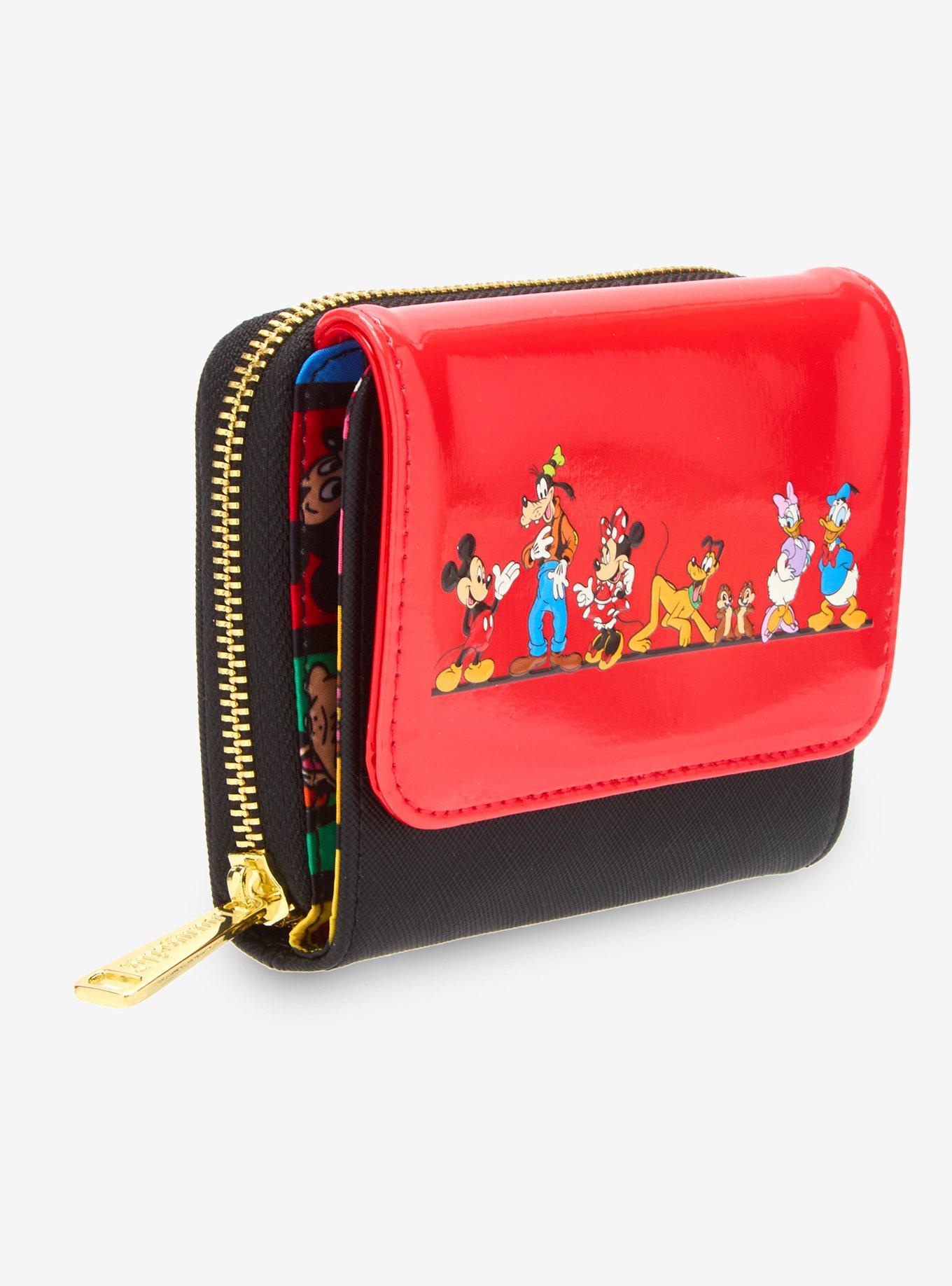 Loungefly Disney Mickey Mouse & Friends Red Wallet - BoxLunch Exclusive