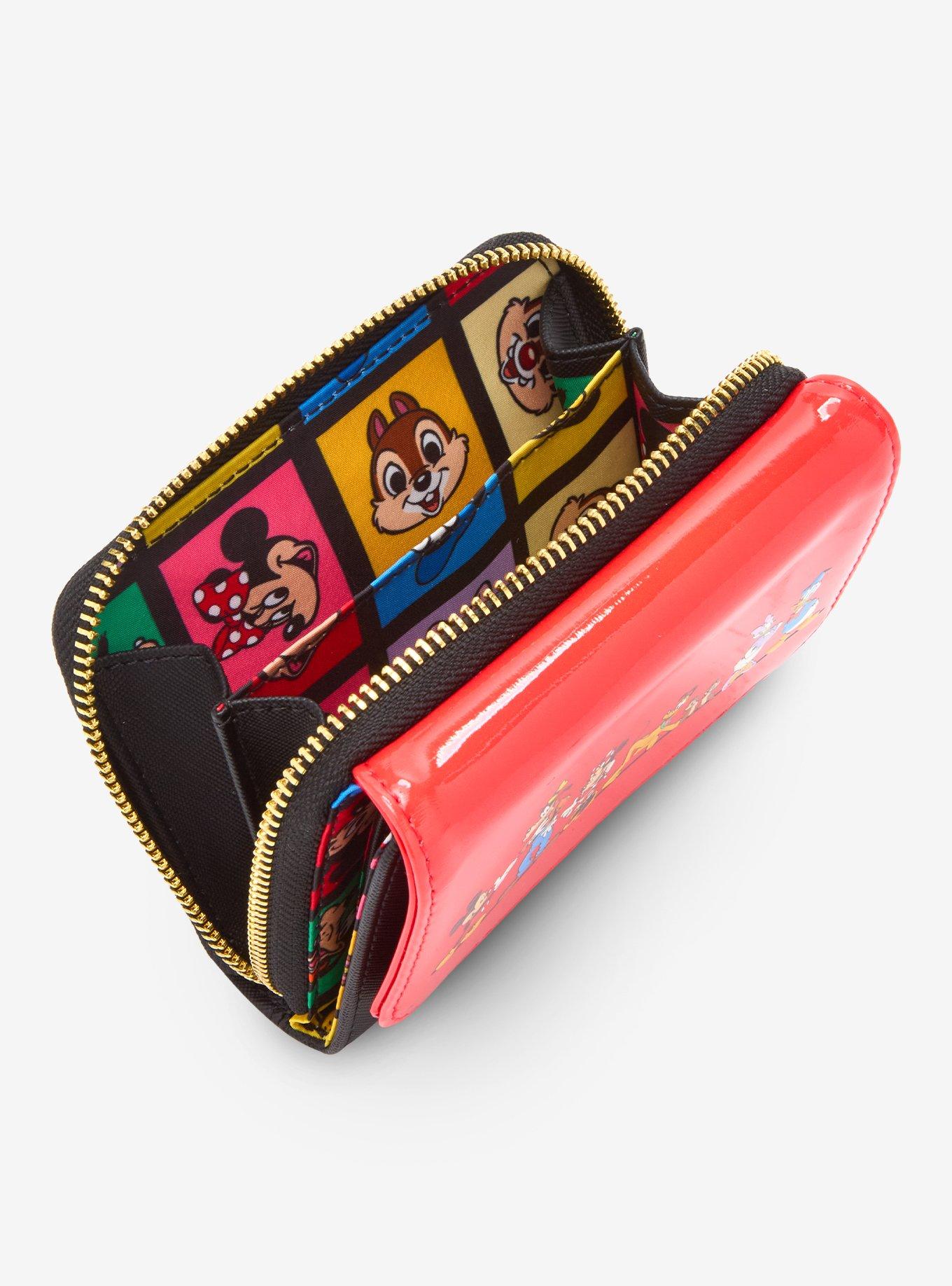 Loungefly Disney Mickey Mouse & Friends Red Wallet - BoxLunch Exclusive, , alternate