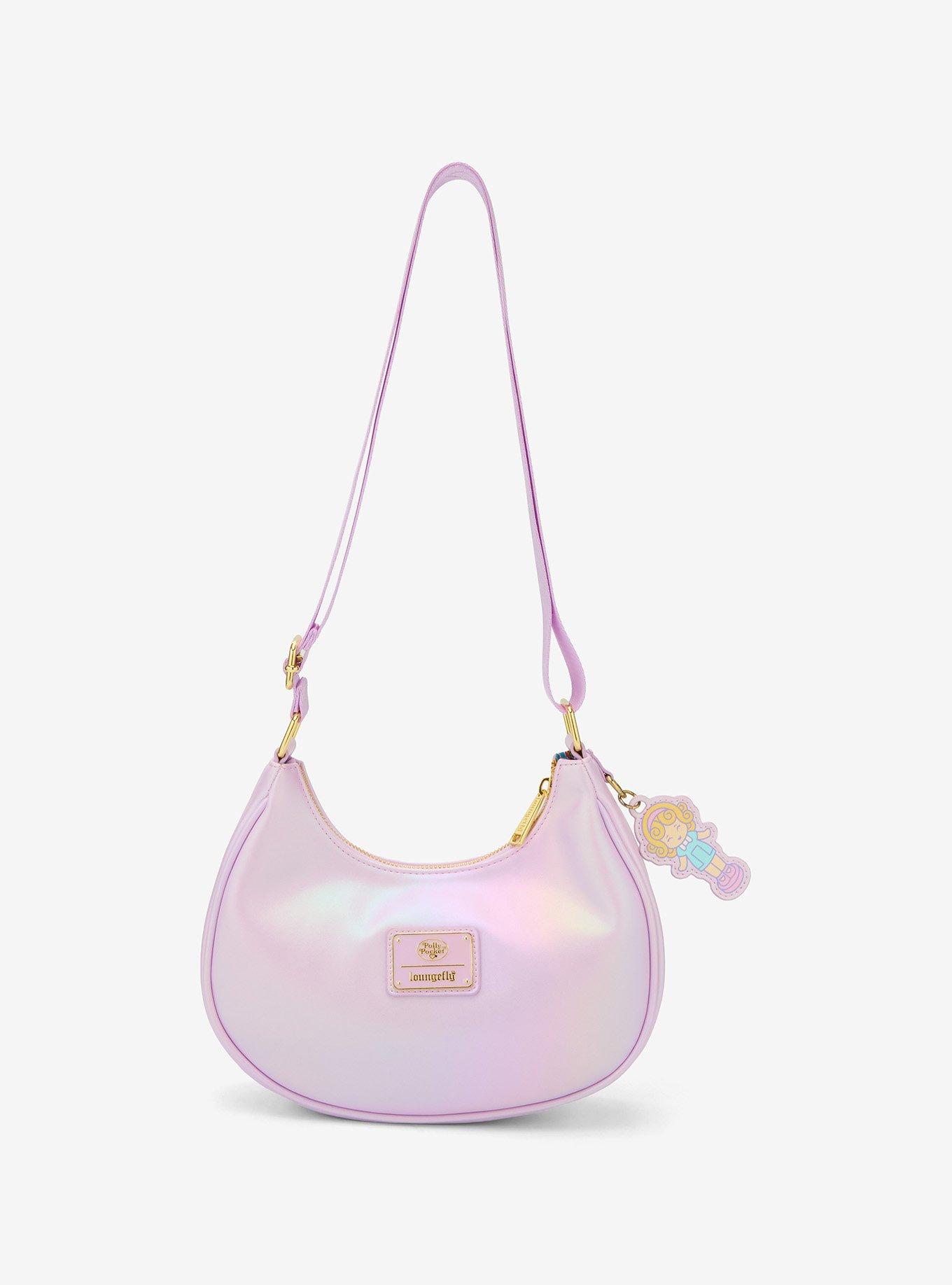 Loungefly Polly Pocket Iridescent Crossbody Bag with Charm - BoxLunch Exclusive, , alternate