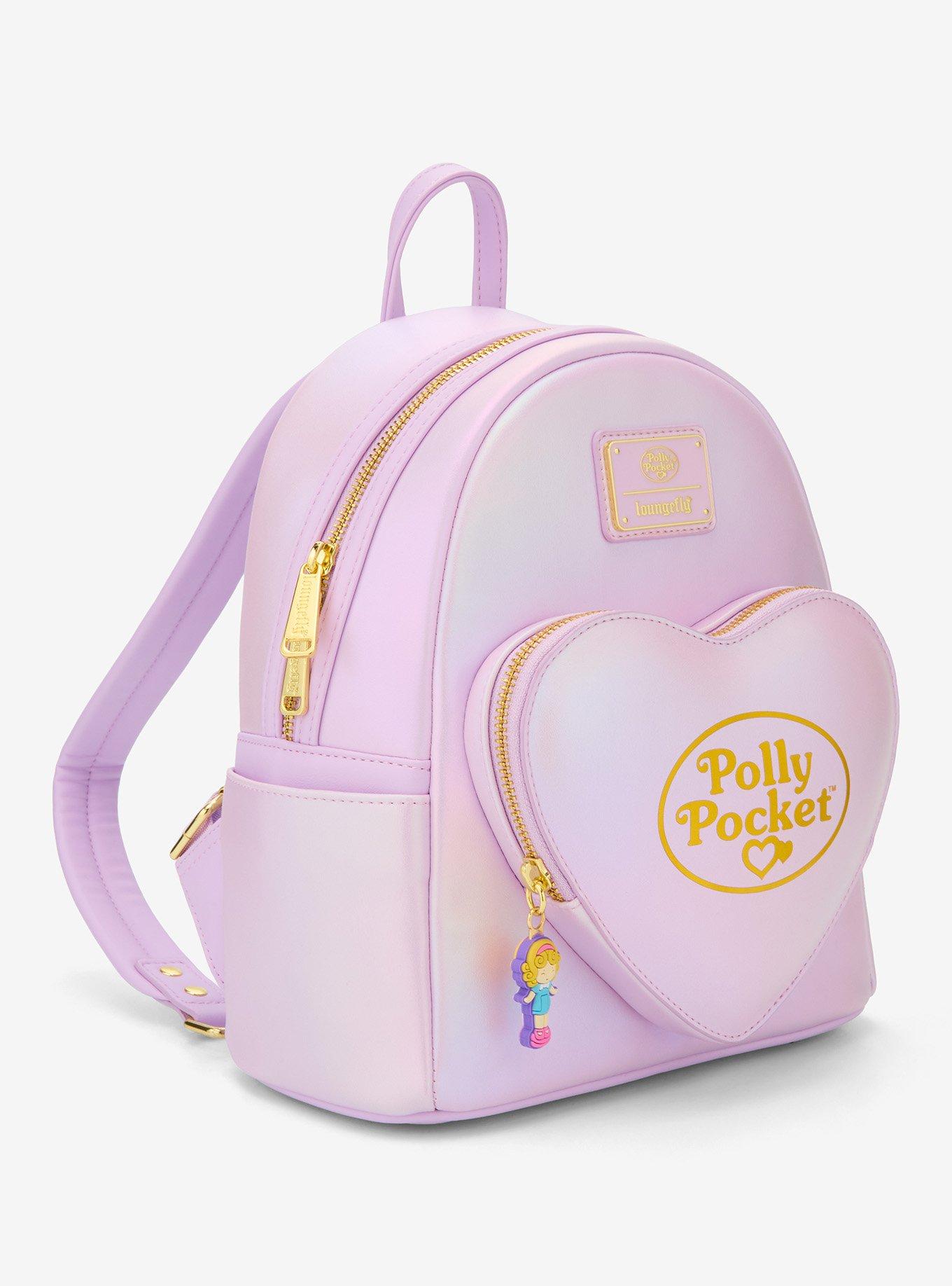 Loungefly Polly Pocket Iridescent Heart Pocket Mini Backpack - BoxLunch Exclusive, , hi-res