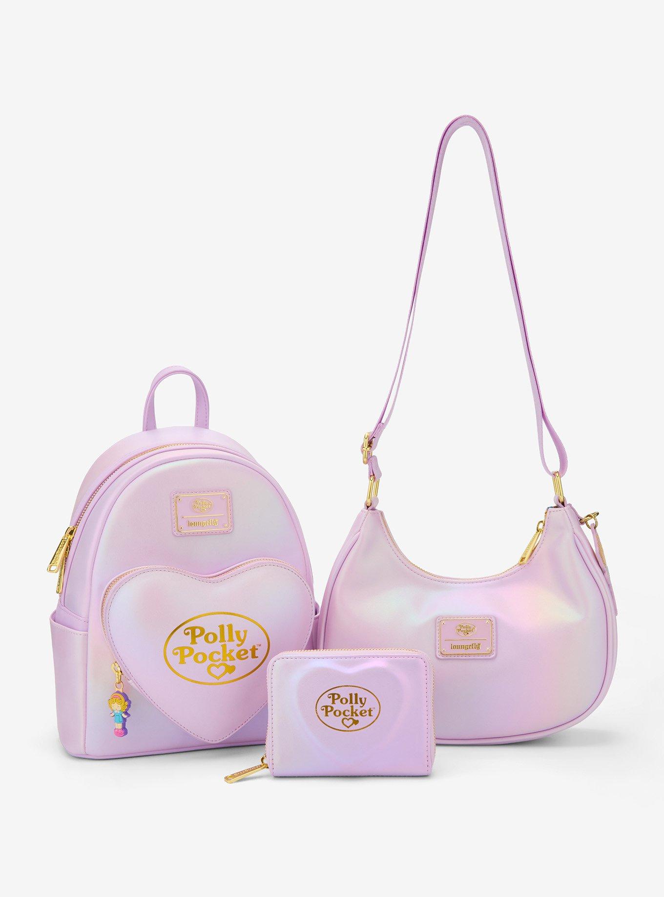 Loungefly Polly Pocket Iridescent Heart Pocket Mini Backpack - BoxLunch Exclusive, , alternate