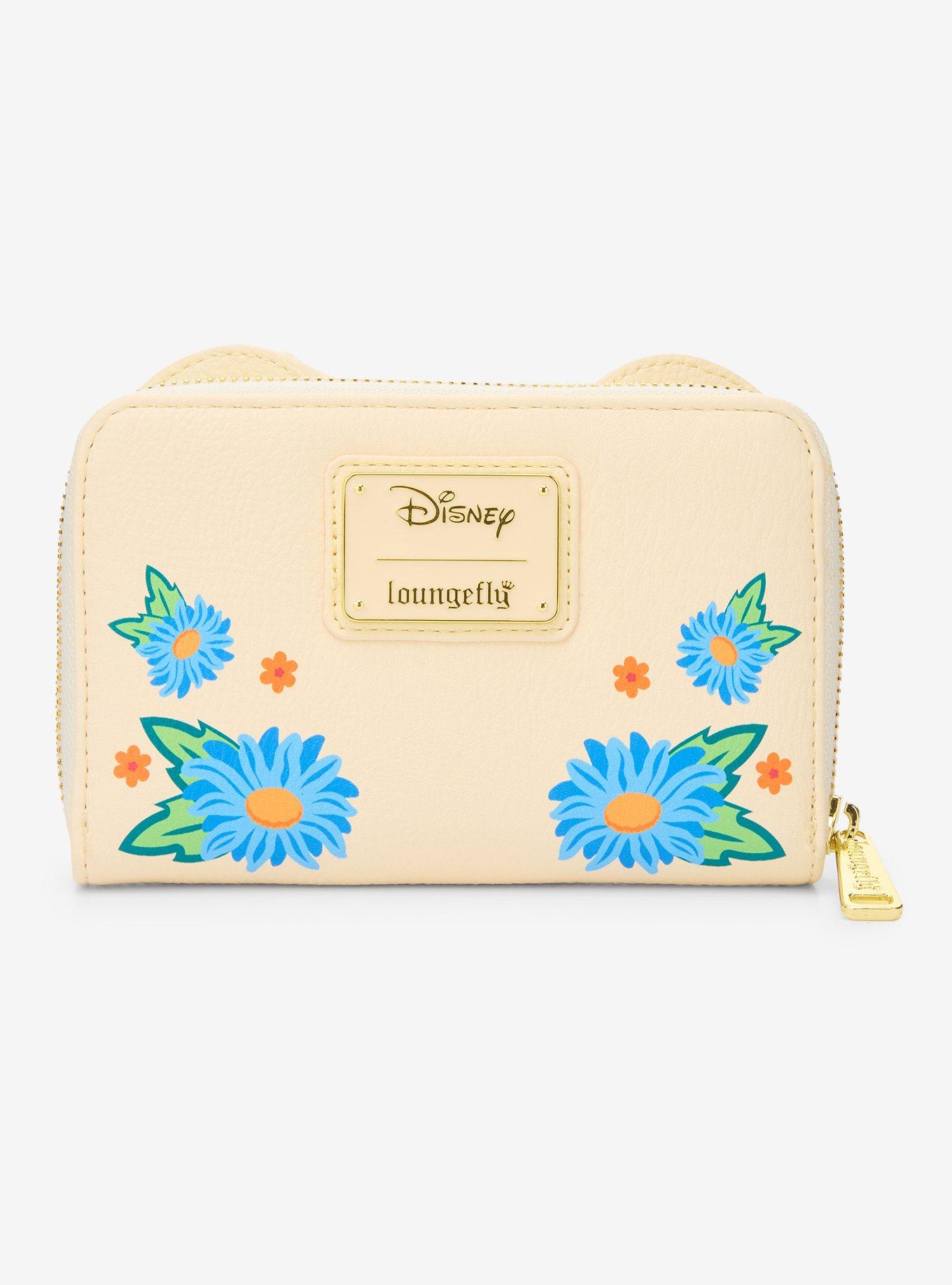 Loungefly Disney Minnie Mouse Orange Floral Ears Small Zip Wallet - BoxLunch Exclusive, , alternate