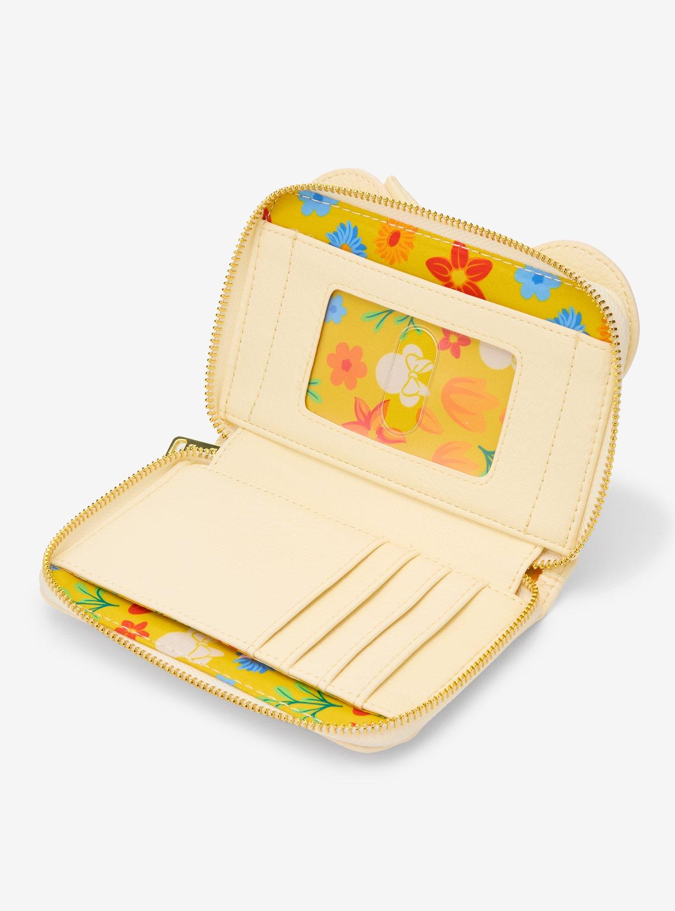 Loungefly Disney Minnie Mouse Orange Floral Ears Small Zip Wallet - BoxLunch Exclusive, , alternate