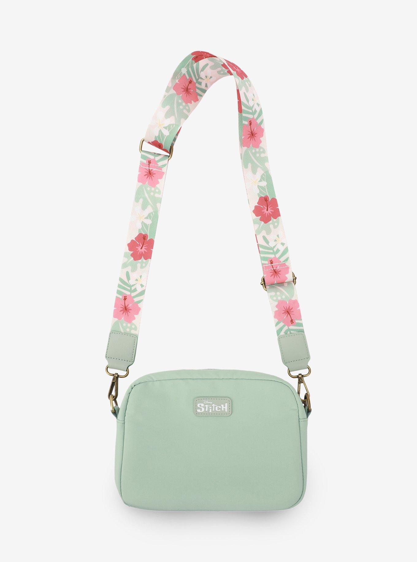 Disney Stitch Floral Crossbody Bag, , hi-res