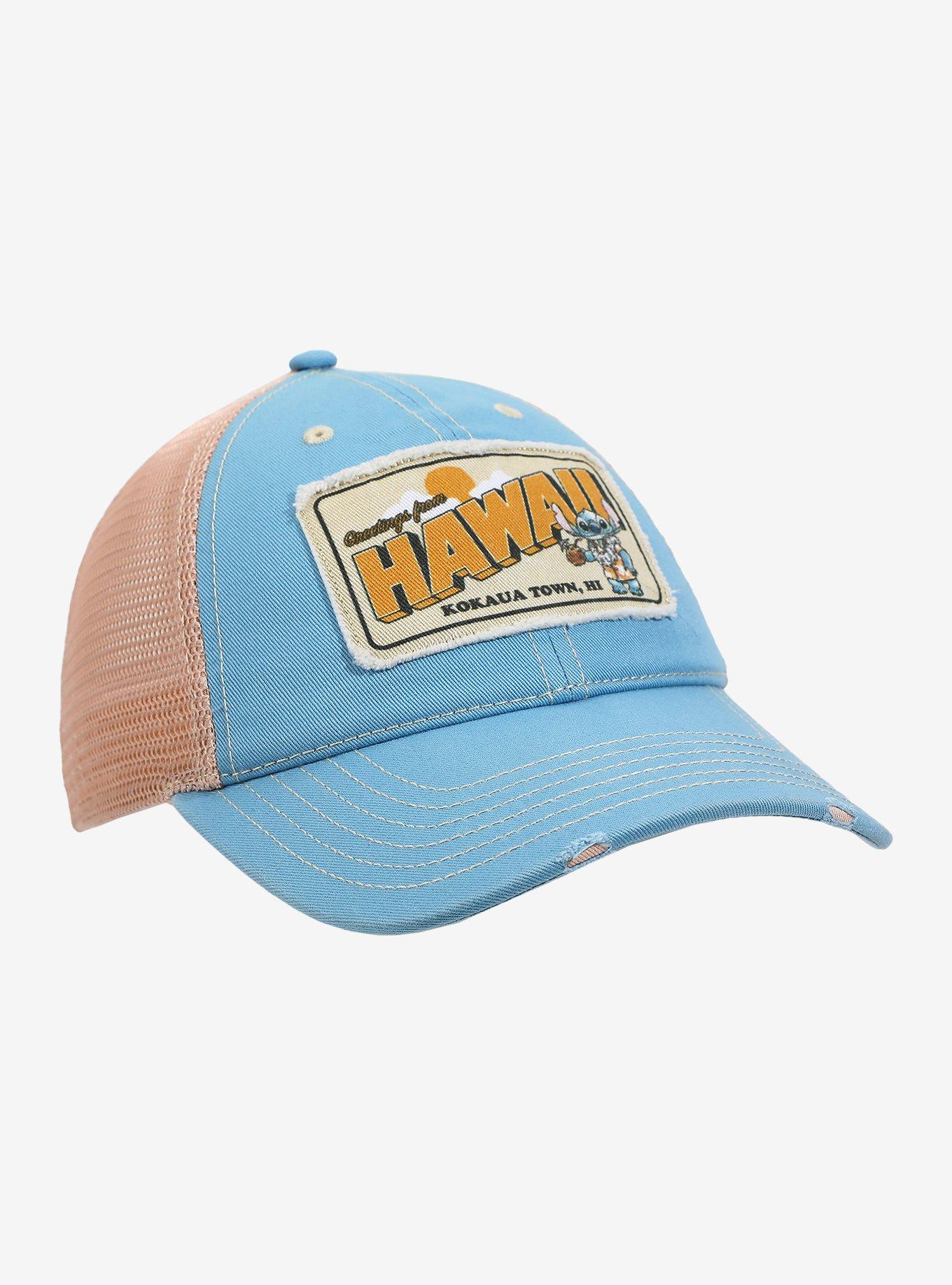 Disney Stitch Postcard Trucker Hat, , alternate