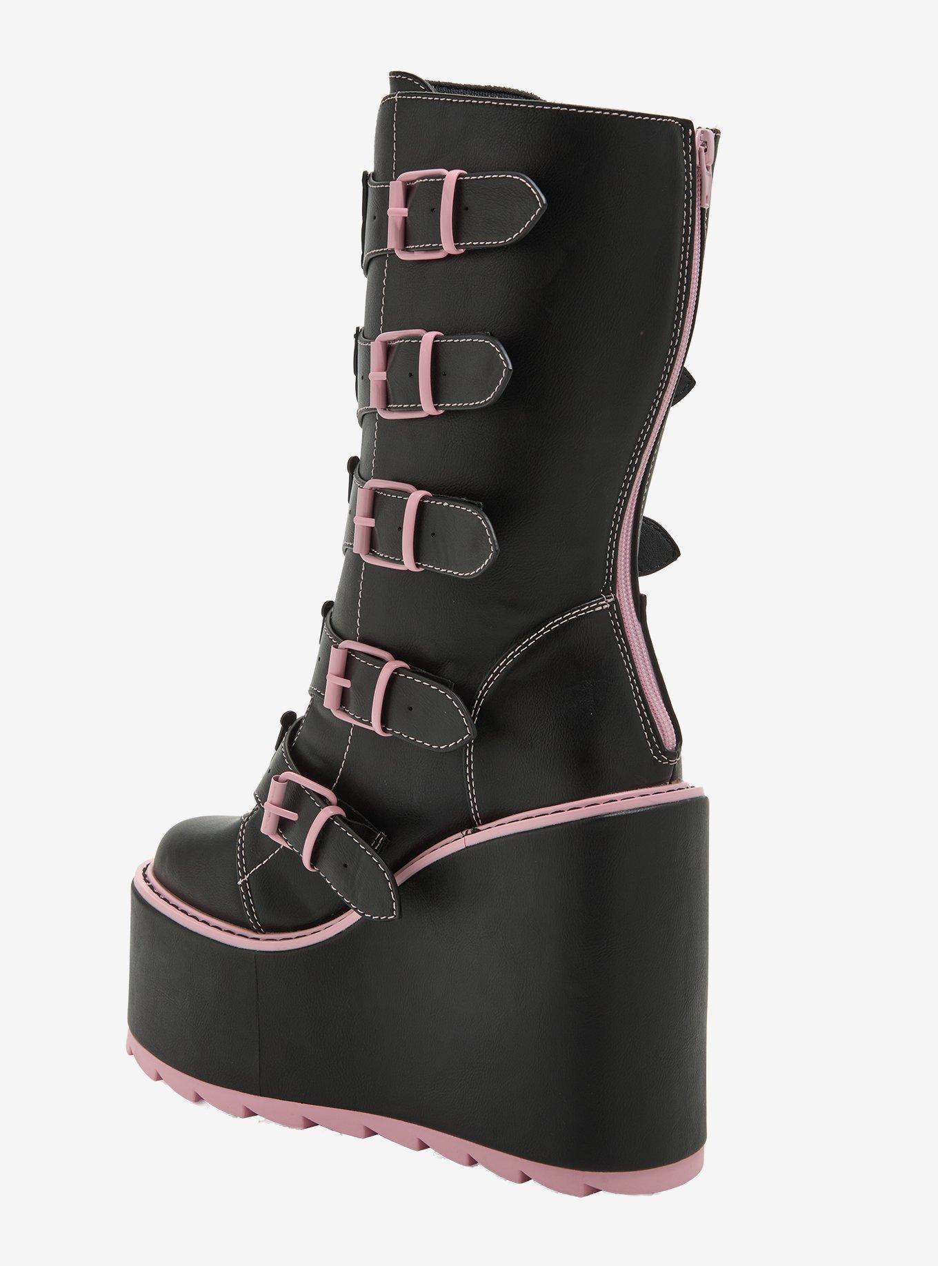 YRU Kuromi Dune Platform Boots, MULTI, alternate
