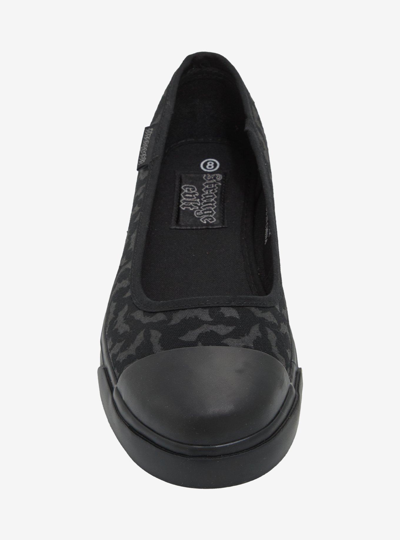 Strange Cvlt Black Bat Emily Flats, MULTI, alternate