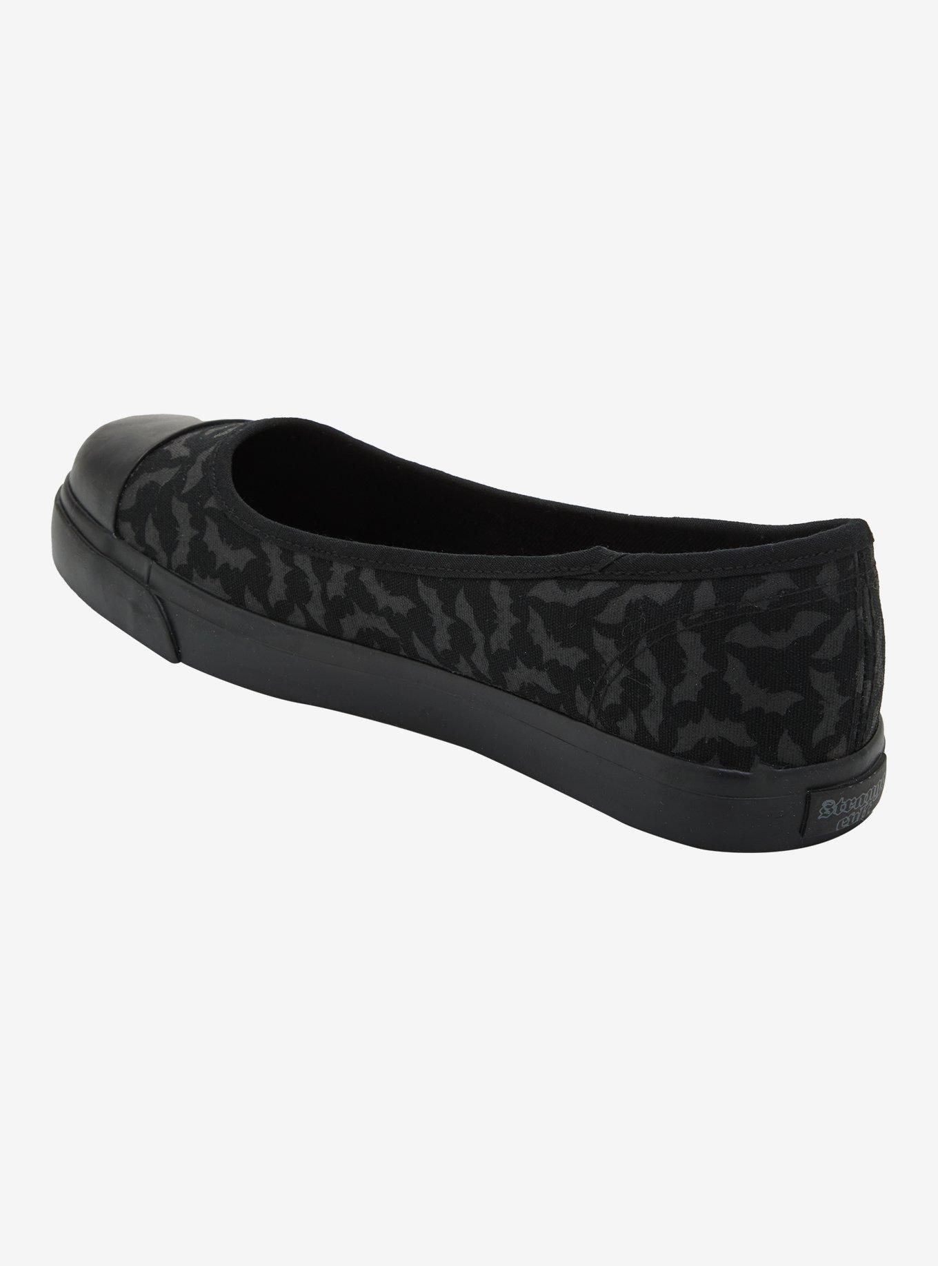 Strange Cvlt Black Bat Emily Flats, MULTI, alternate