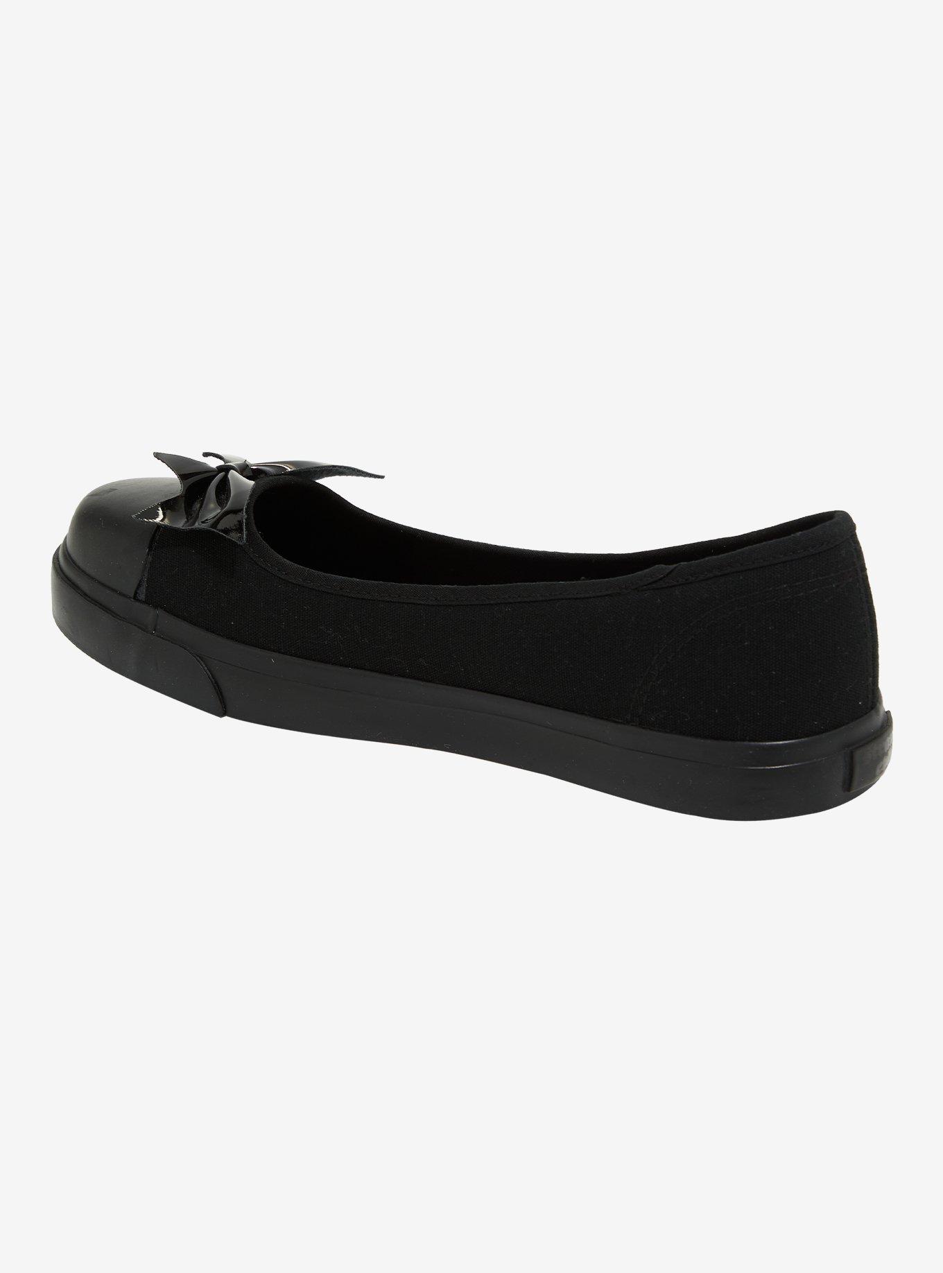 Strange Cvlt Black Bat Bow Emily Flats, MULTI, alternate