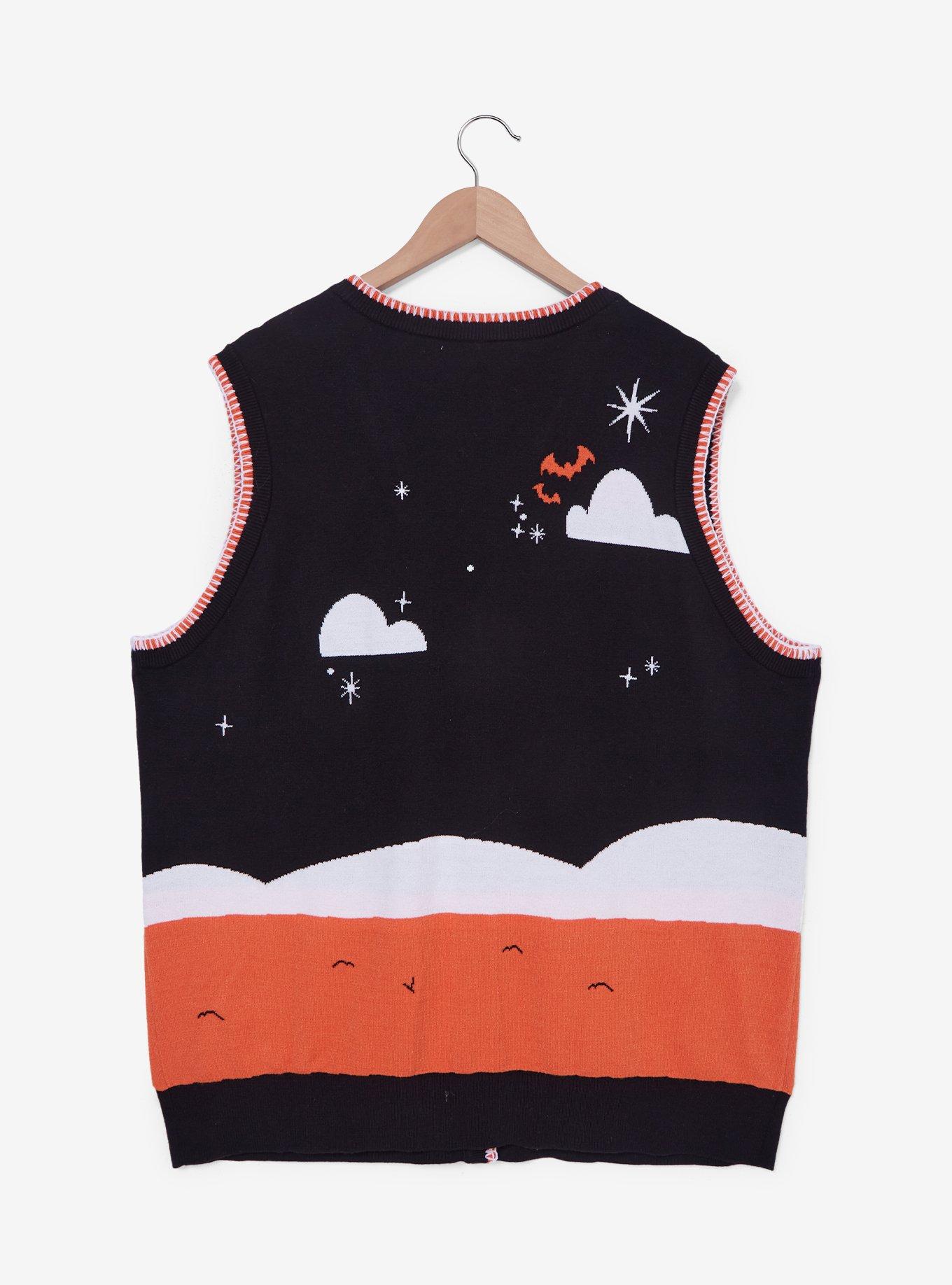 Disney Mickey & Friends Halloween Costumes Women's Plus Size Sweater Vest - BoxLunch Exclusive, , hi-res