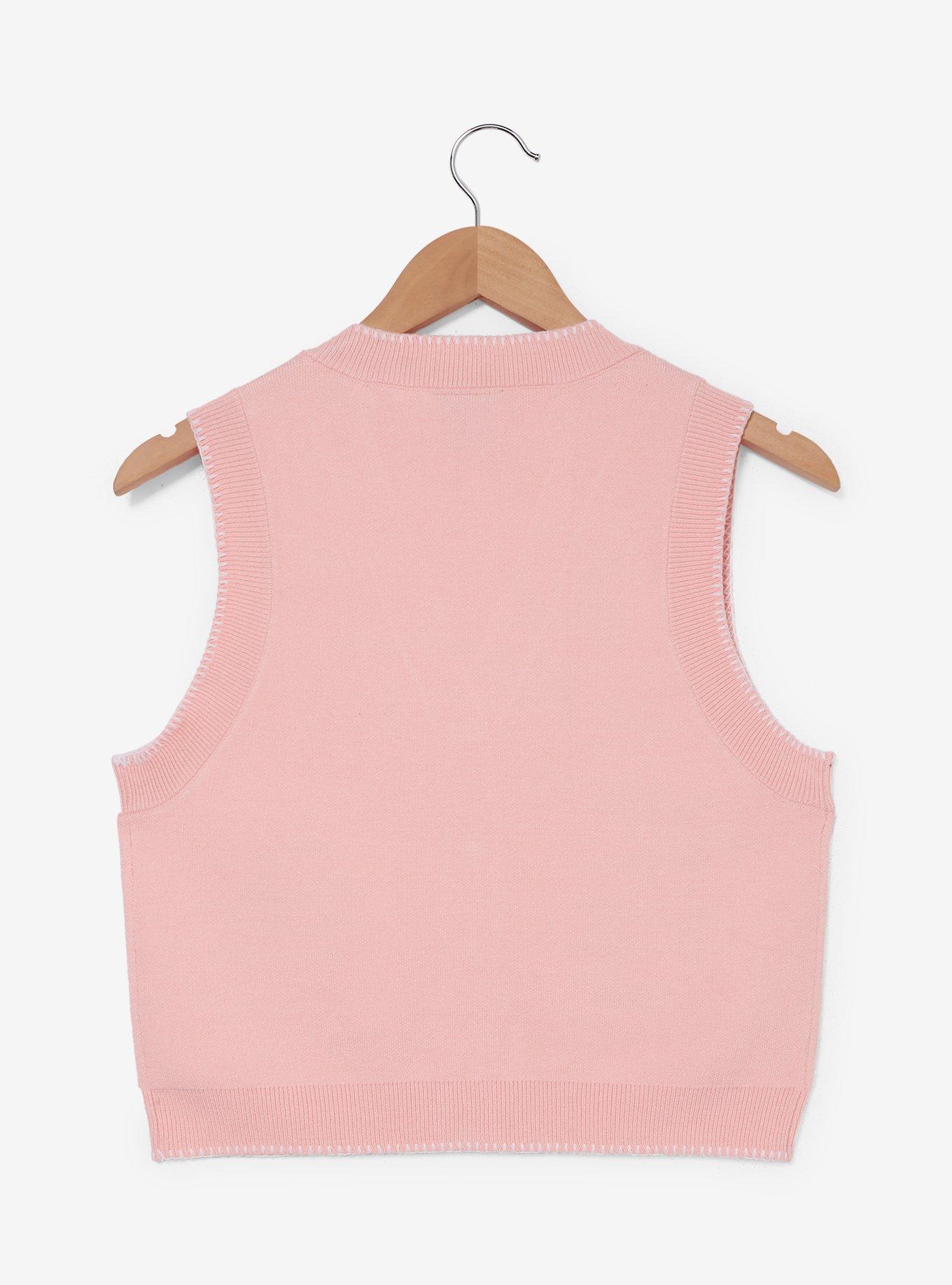 Disney The Aristocats Marie Halloween Pink Women's Vest — BoxLunch Exclusive, LIGHT PINK, alternate