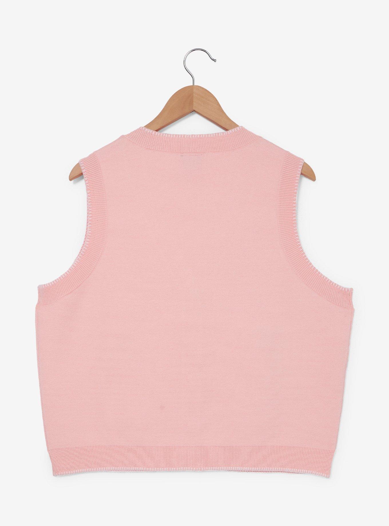 Disney The Aristocats Marie Halloween Pink Women's Plus Size Vest — BoxLunch Exclusive, , hi-res