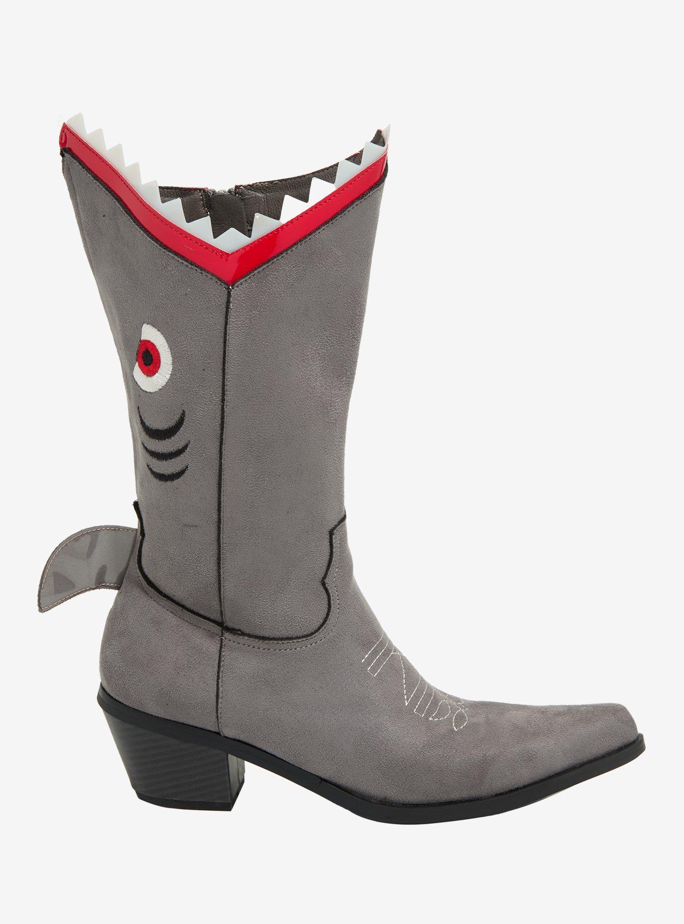 Koi Shark Cowboy Boots, , hi-res