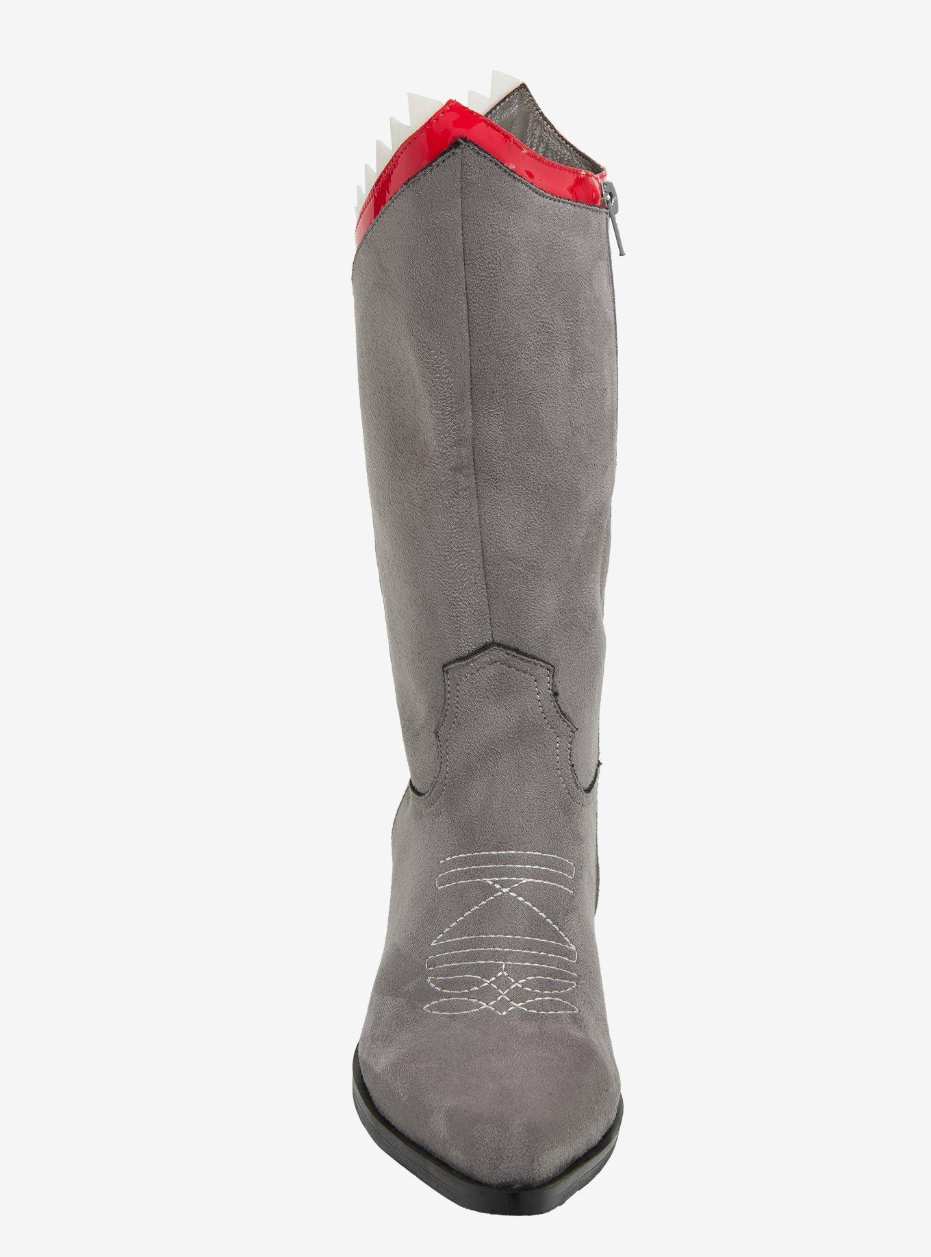 Koi Shark Cowboy Boots, MULTI, alternate