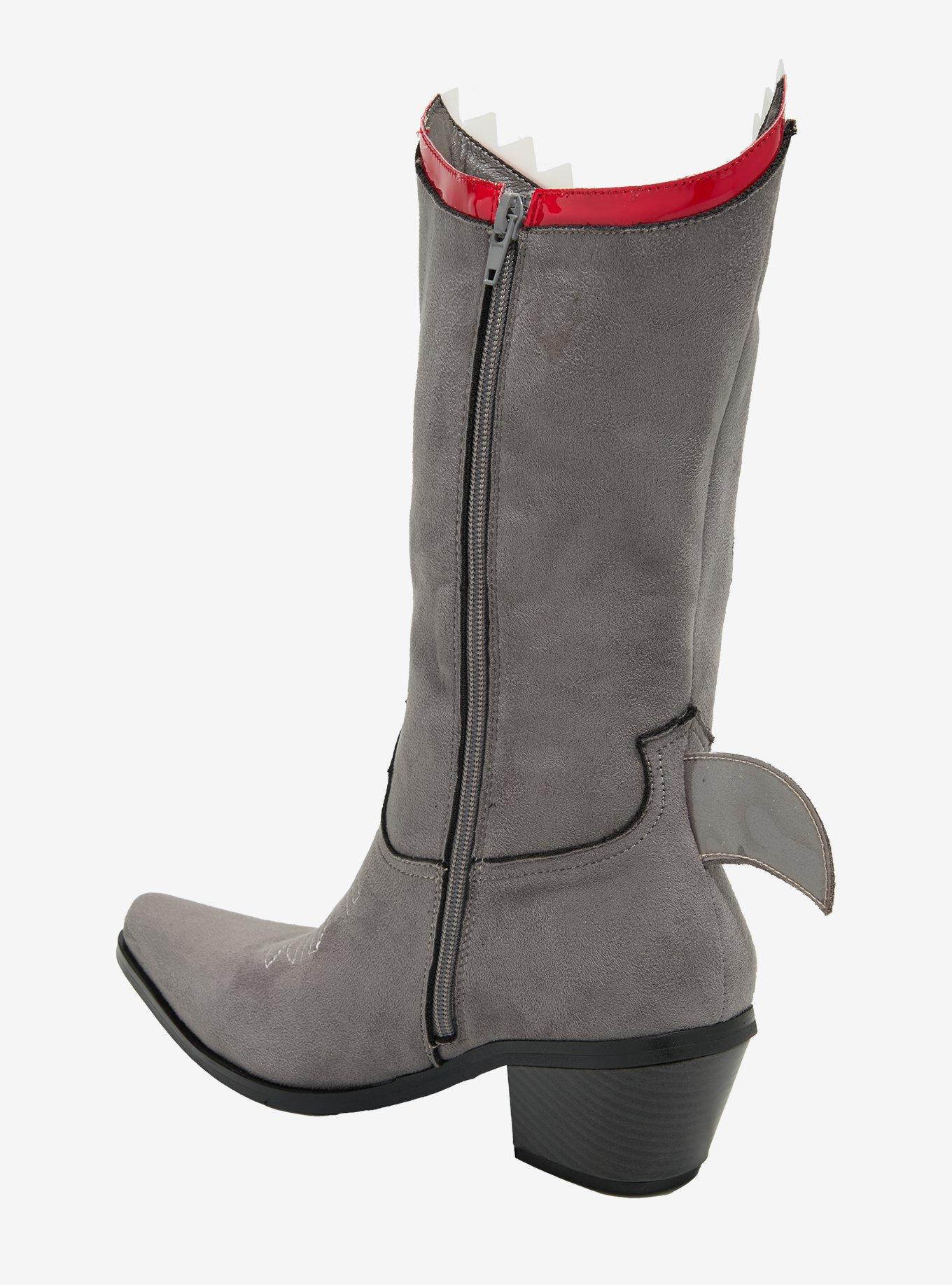 Koi Shark Cowboy Boots, MULTI, alternate