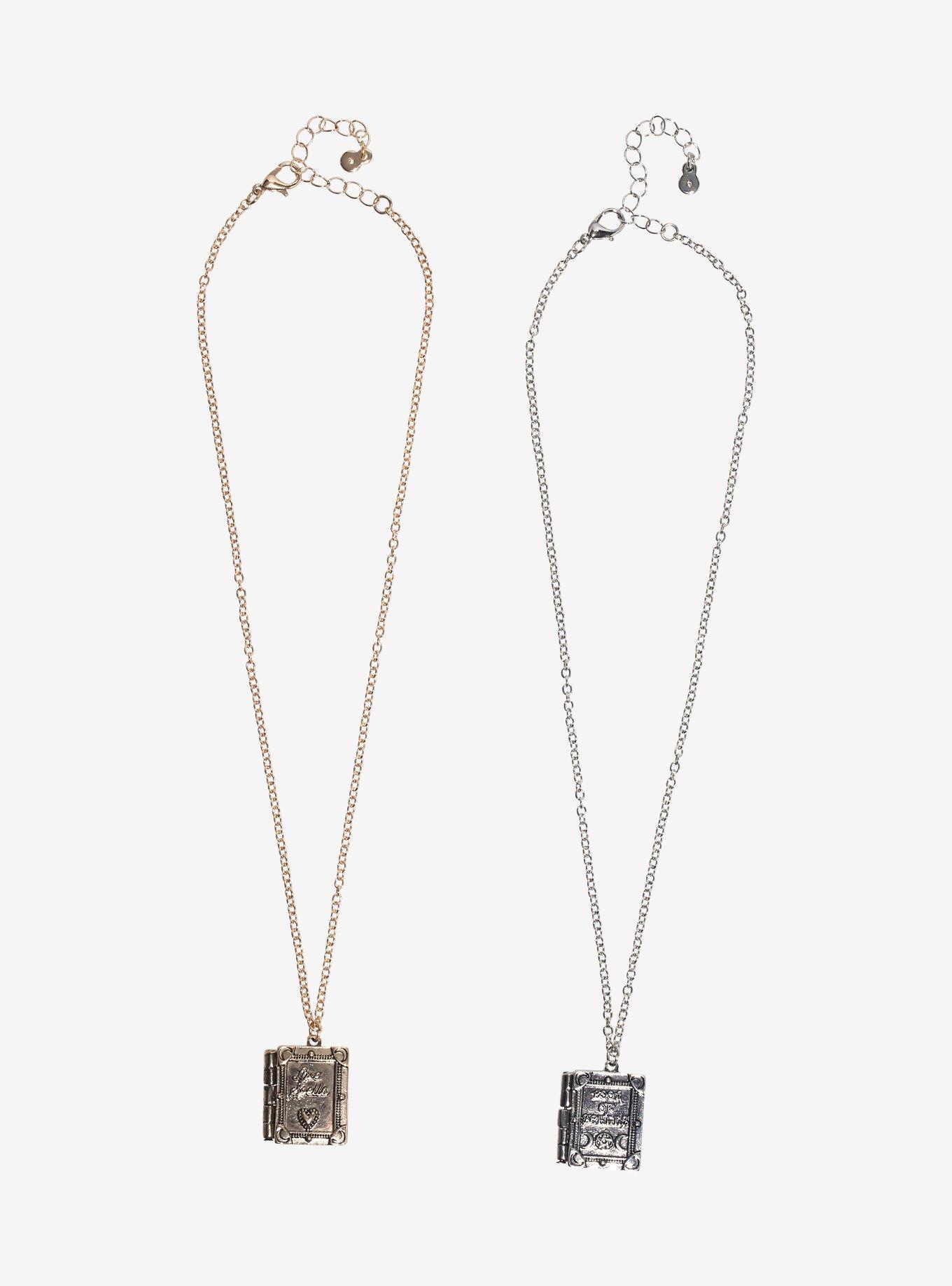 Thorn & Fable Spell Books Best Friend Necklace Set, , hi-res