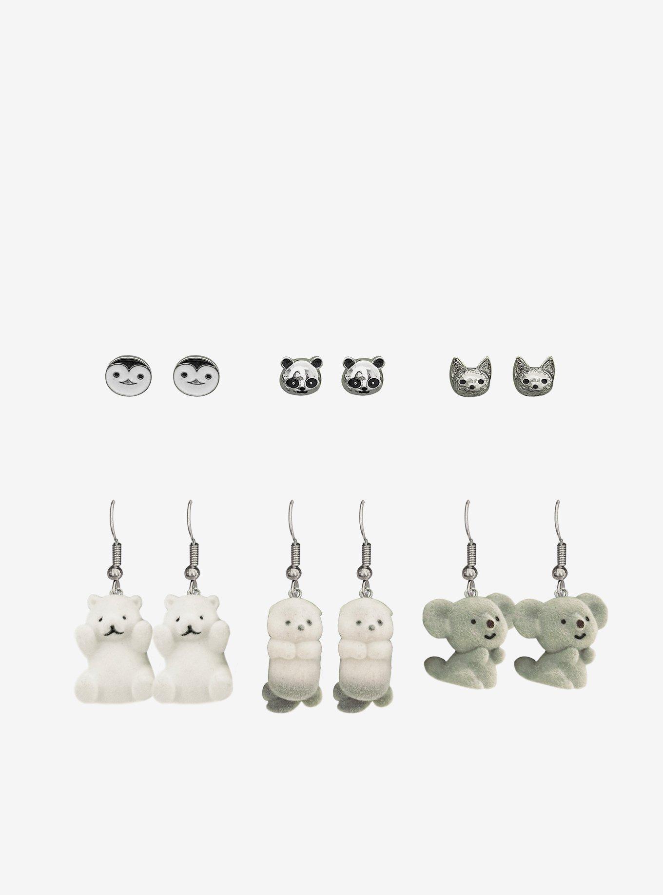 Endangered Animals Earring Set, , hi-res