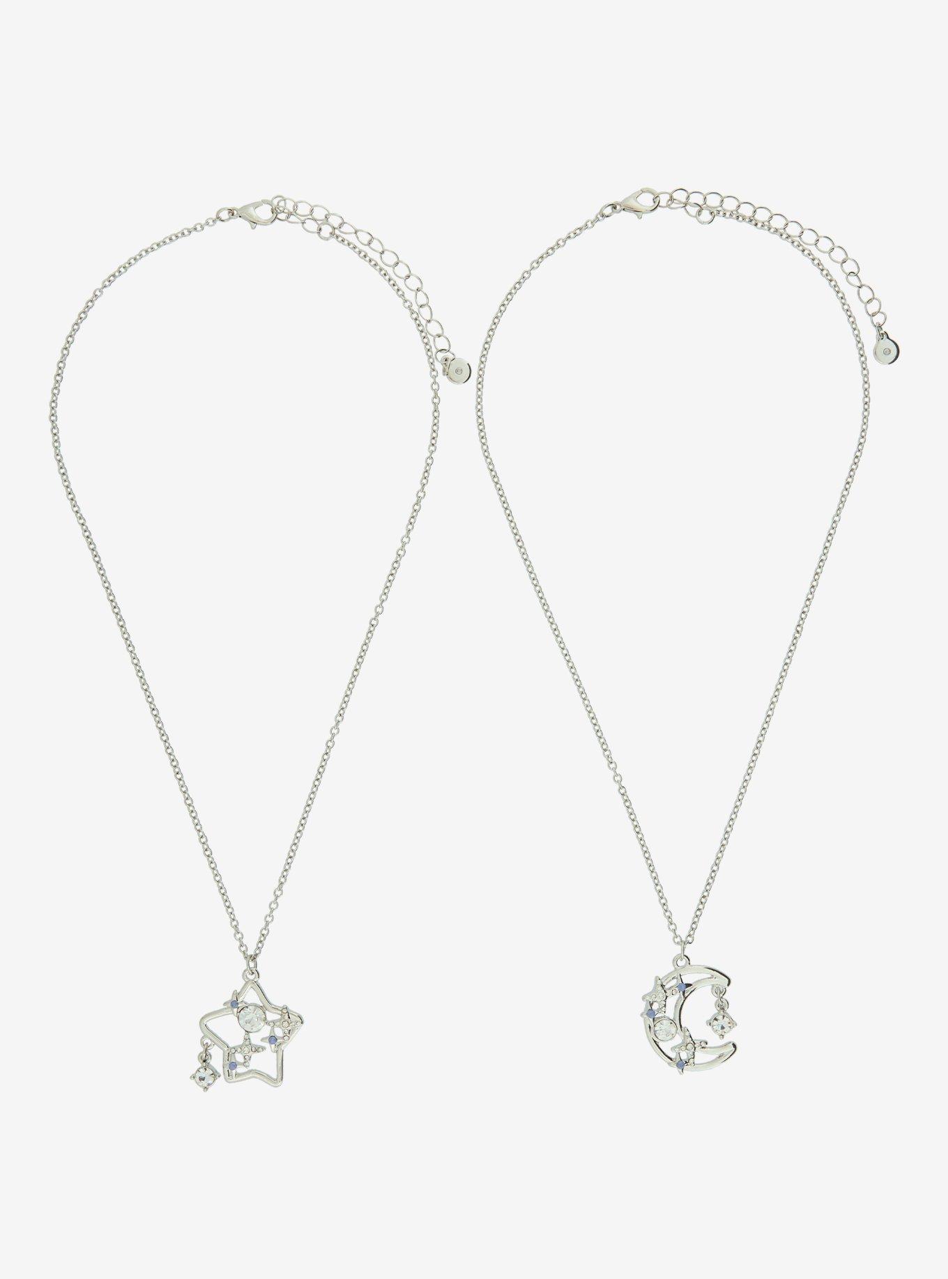 Cosmic Aura Celestial Bling Best Friend Necklace Set, , alternate