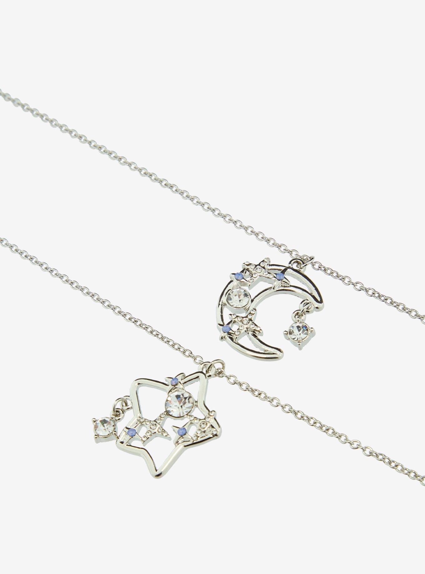 Cosmic Aura Celestial Bling Best Friend Necklace Set, , alternate