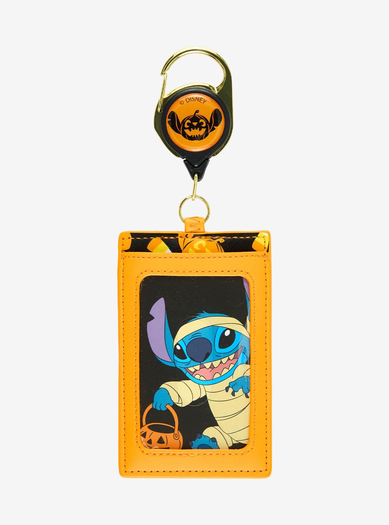 Loungefly Disney Lilo & Stitch Stitch O' Ween Pumpkin Retractable Lanyard — BoxLunch Exclusive, , hi-res