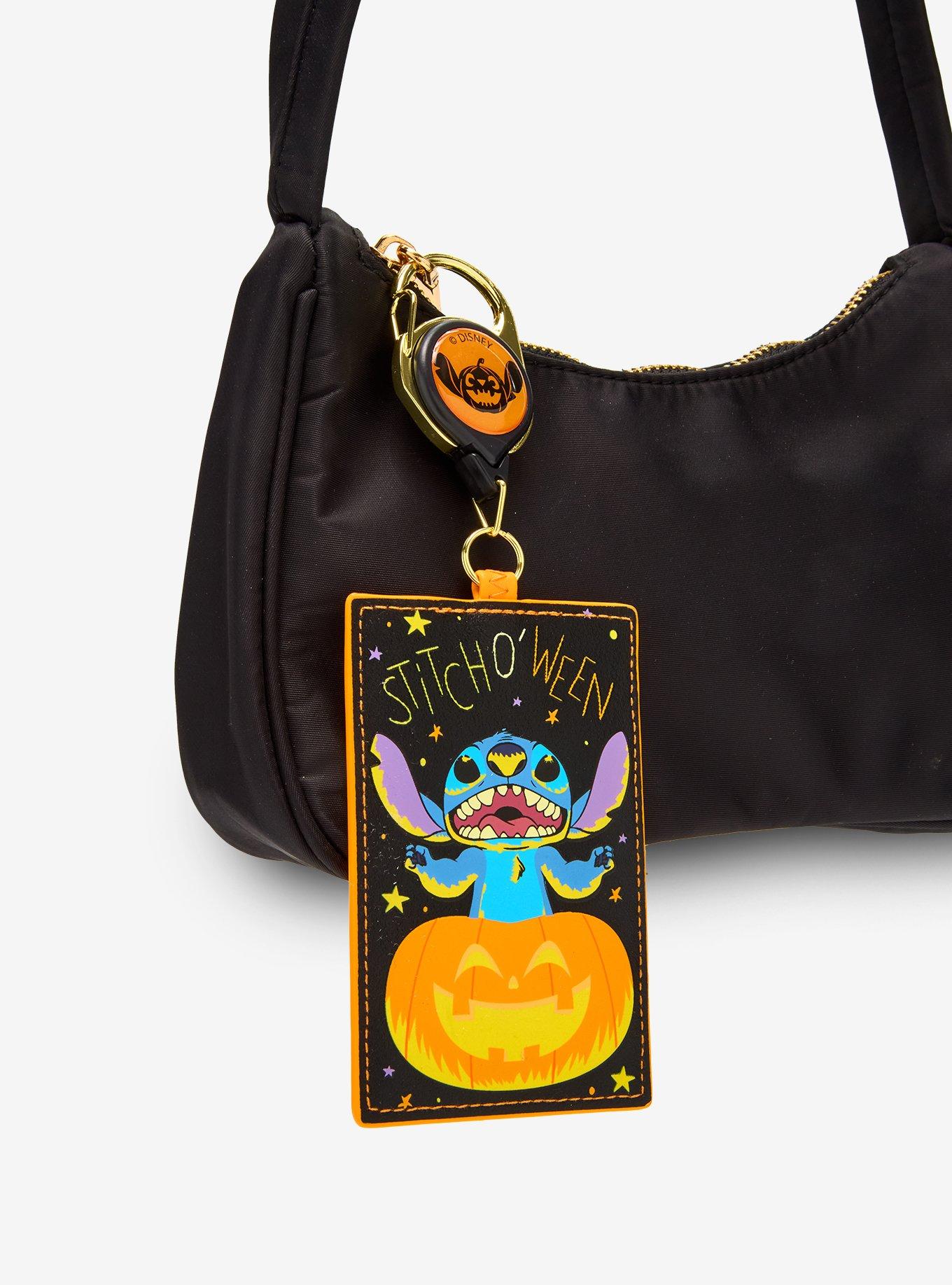 Loungefly Disney Lilo & Stitch Stitch O' Ween Pumpkin Retractable Lanyard — BoxLunch Exclusive, , alternate