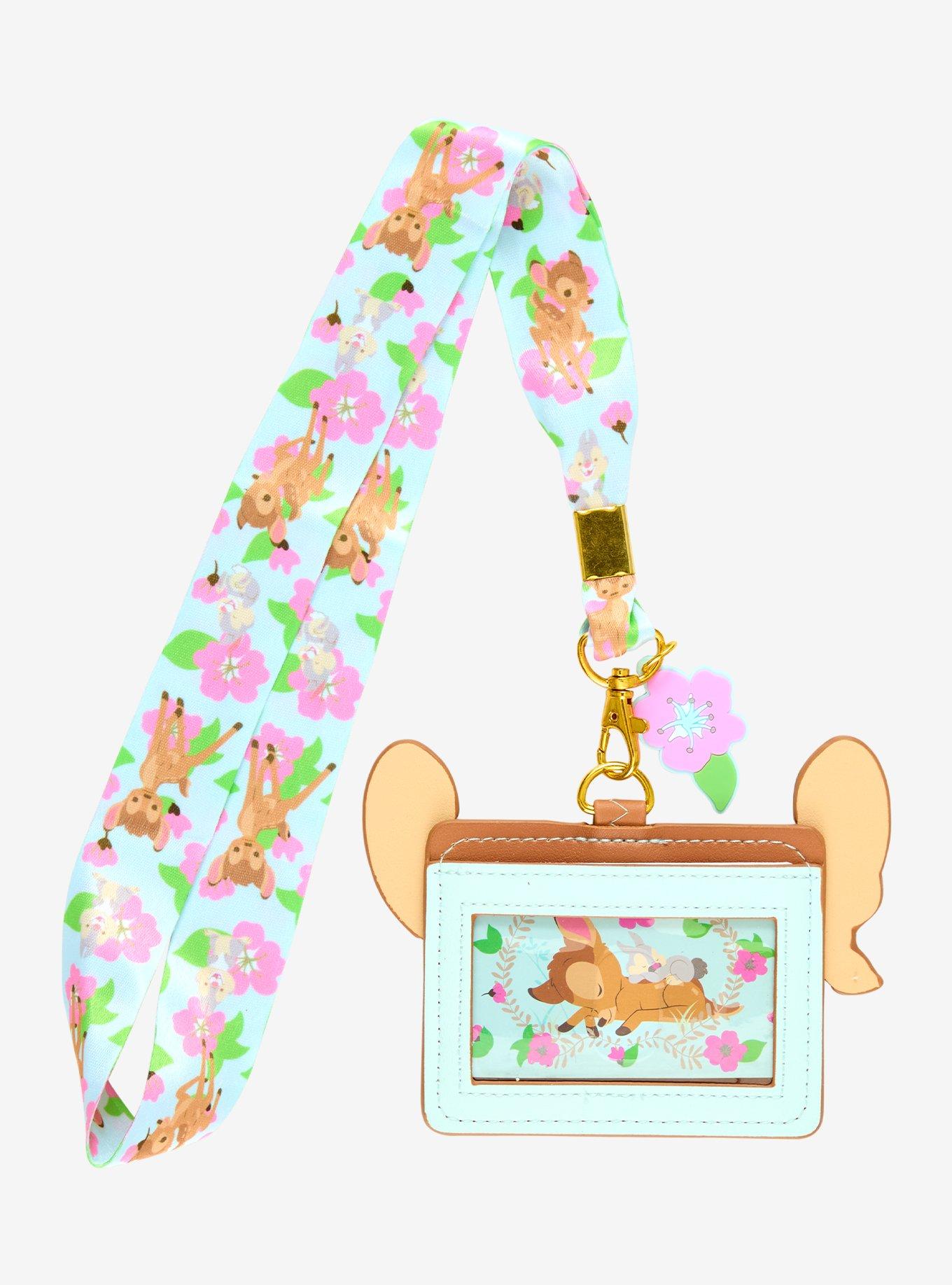 Disney Bambi Floral Figural Lanyard - BoxLunch Exclusive, , hi-res