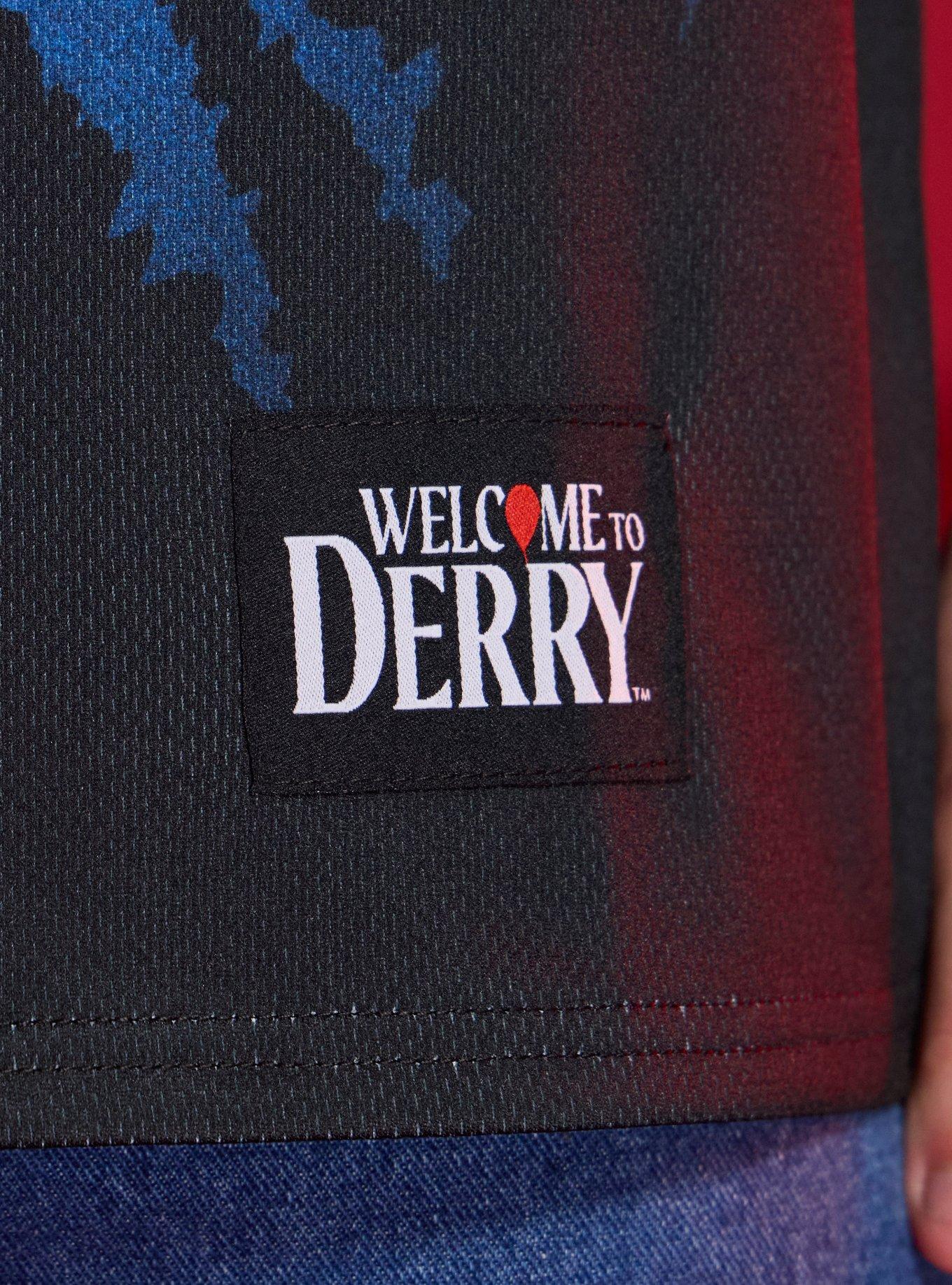 IT Pennywise Forest Face Basketball Jersey, NAVY, alternate