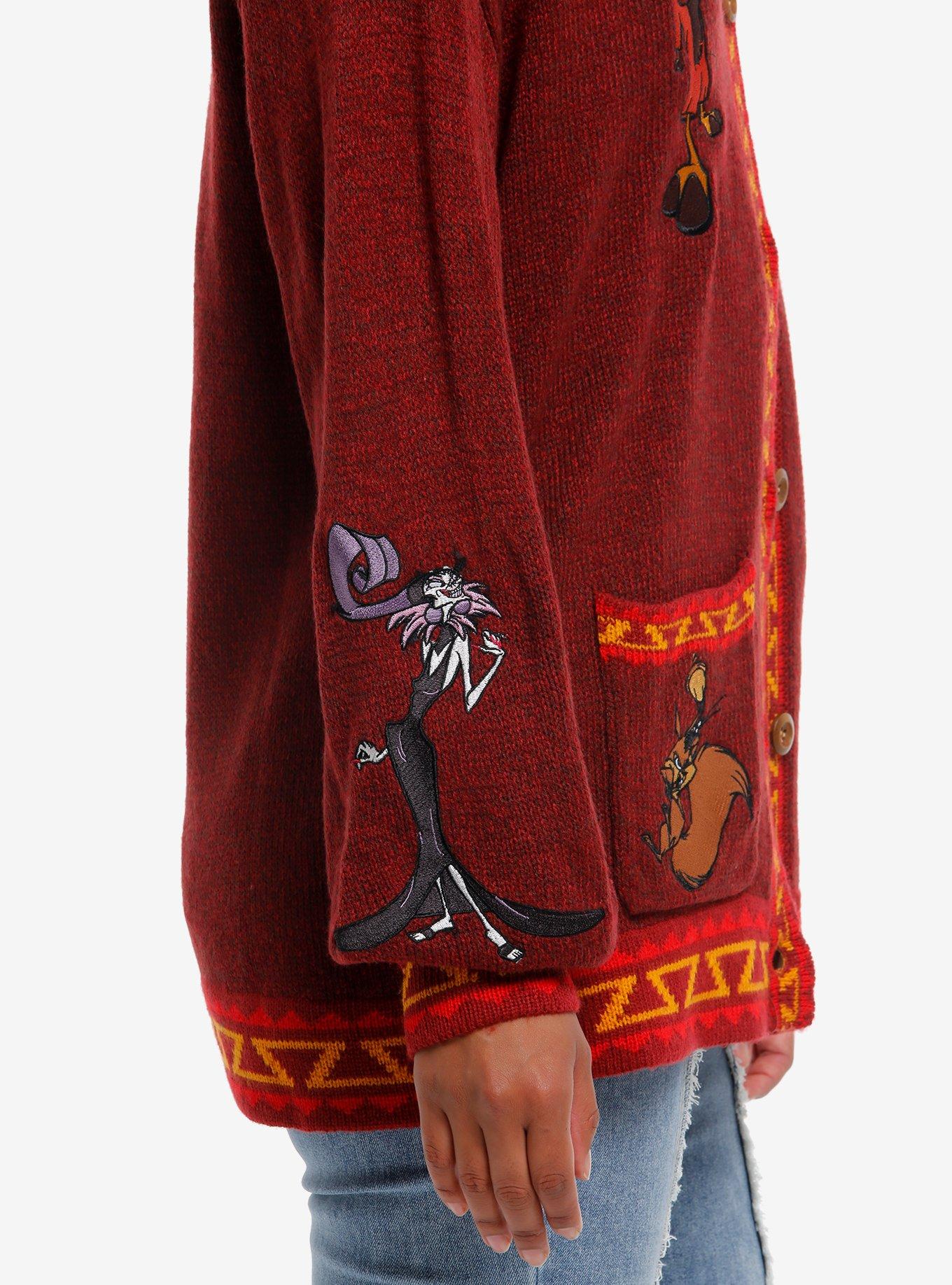Her Universe Disney The Emperor's New Groove Character Girls Cardigan, MULTI, alternate