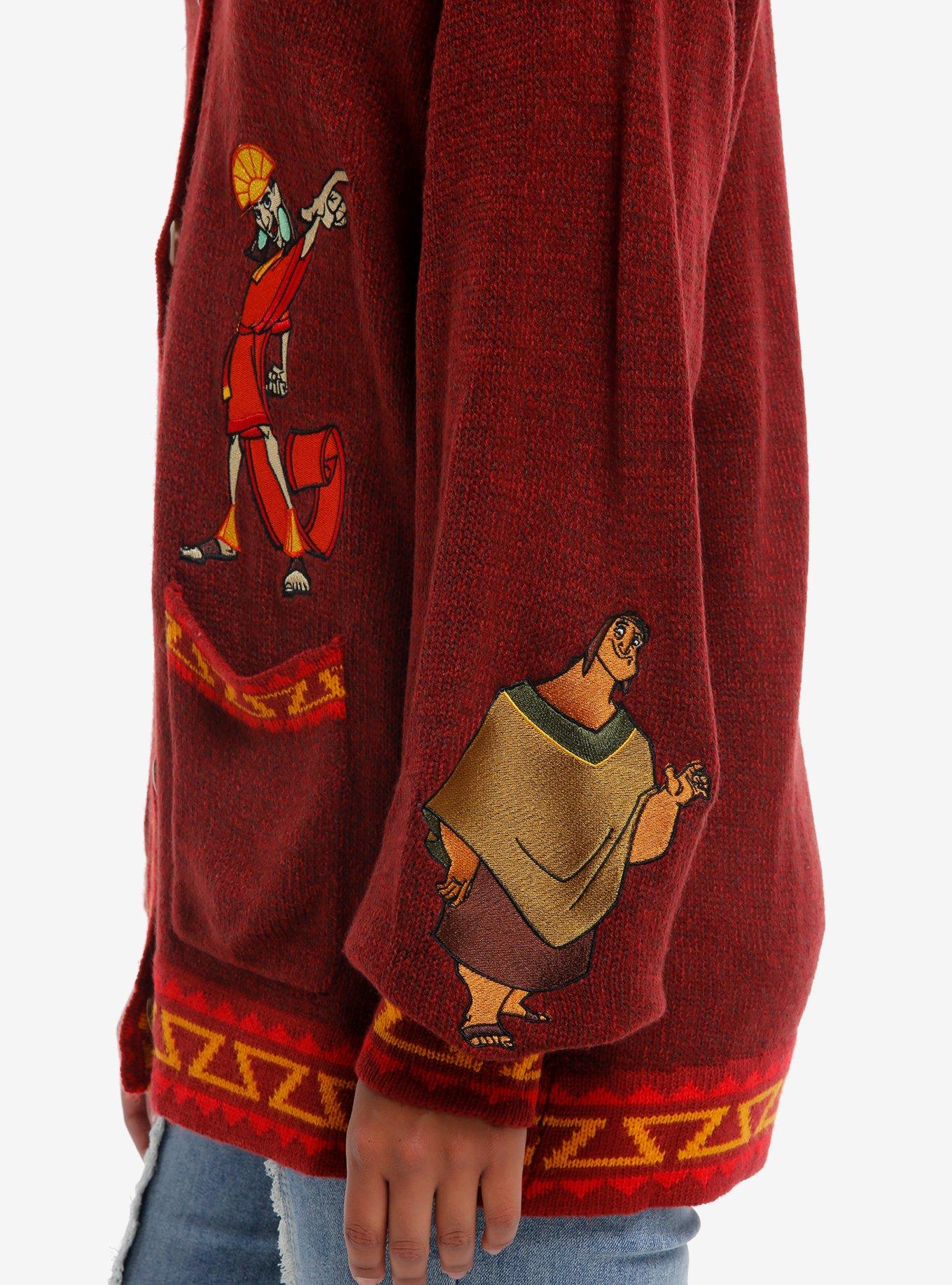 Her Universe Disney The Emperor's New Groove Character Girls Cardigan, MULTI, alternate
