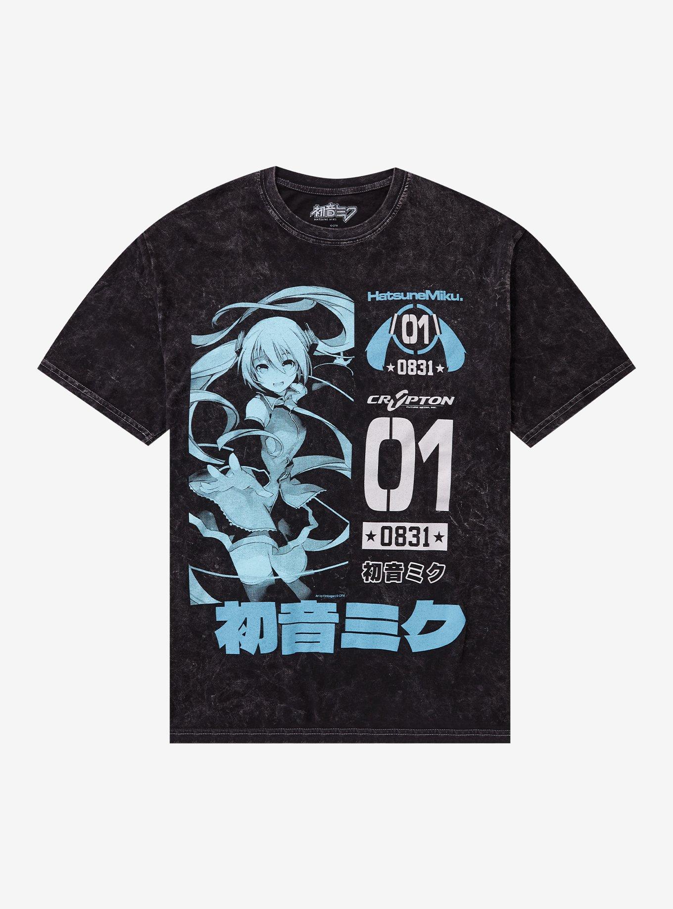 Hatsune Miku Jumbo Graphic Mineral Wash T-Shirt, , hi-res