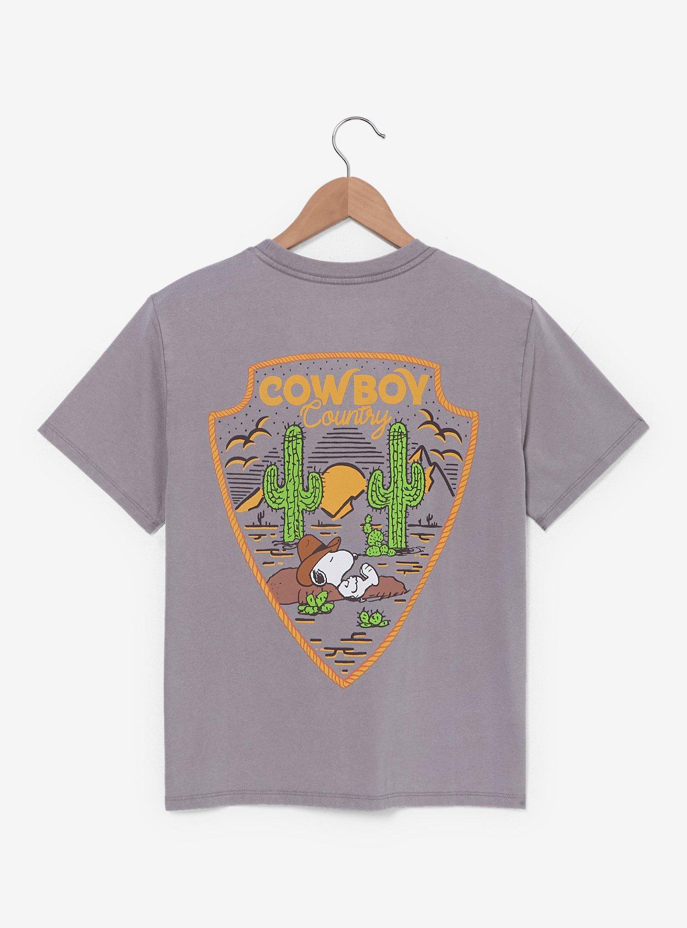 Peanuts Snoopy Cowboy Scene T-Shirt - BoxLunch Exclusive, , hi-res
